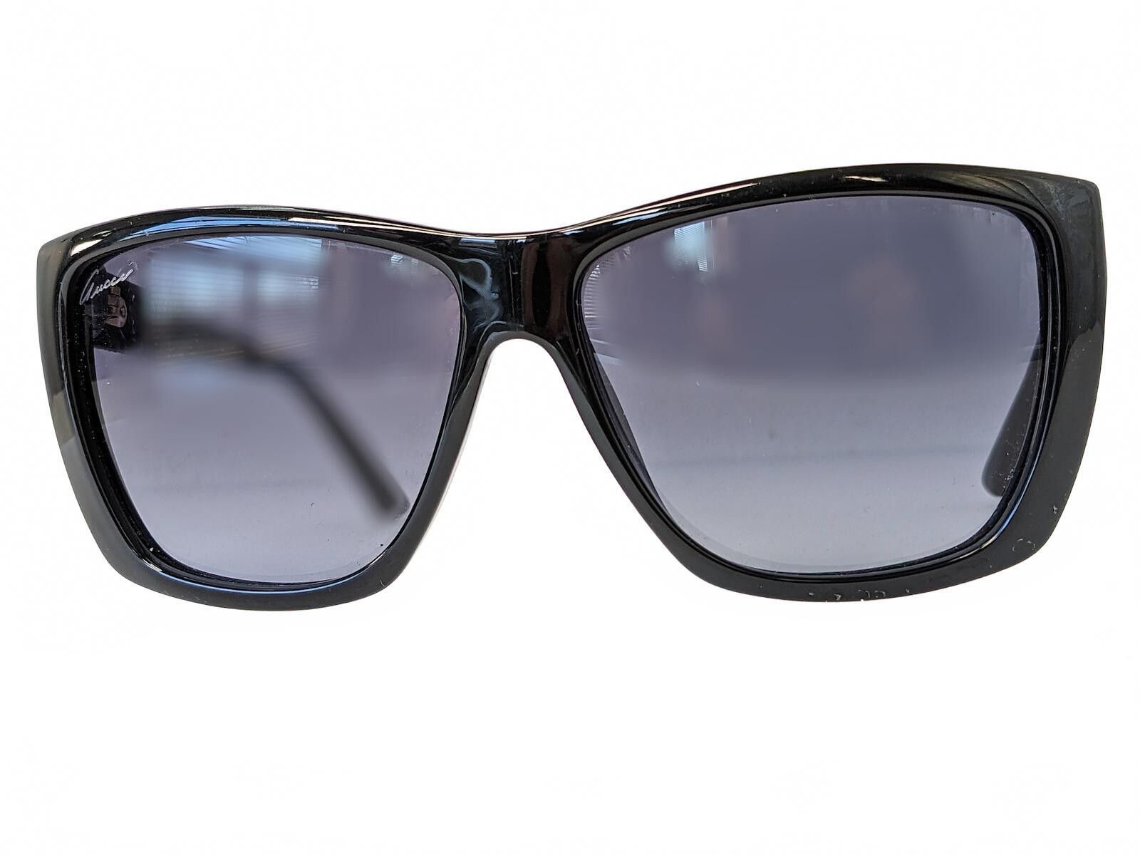 Gucci Gucci GG 3716/S Sunglasses Italy | Textured Black Square Size ONE SIZE - 3 Thumbnail