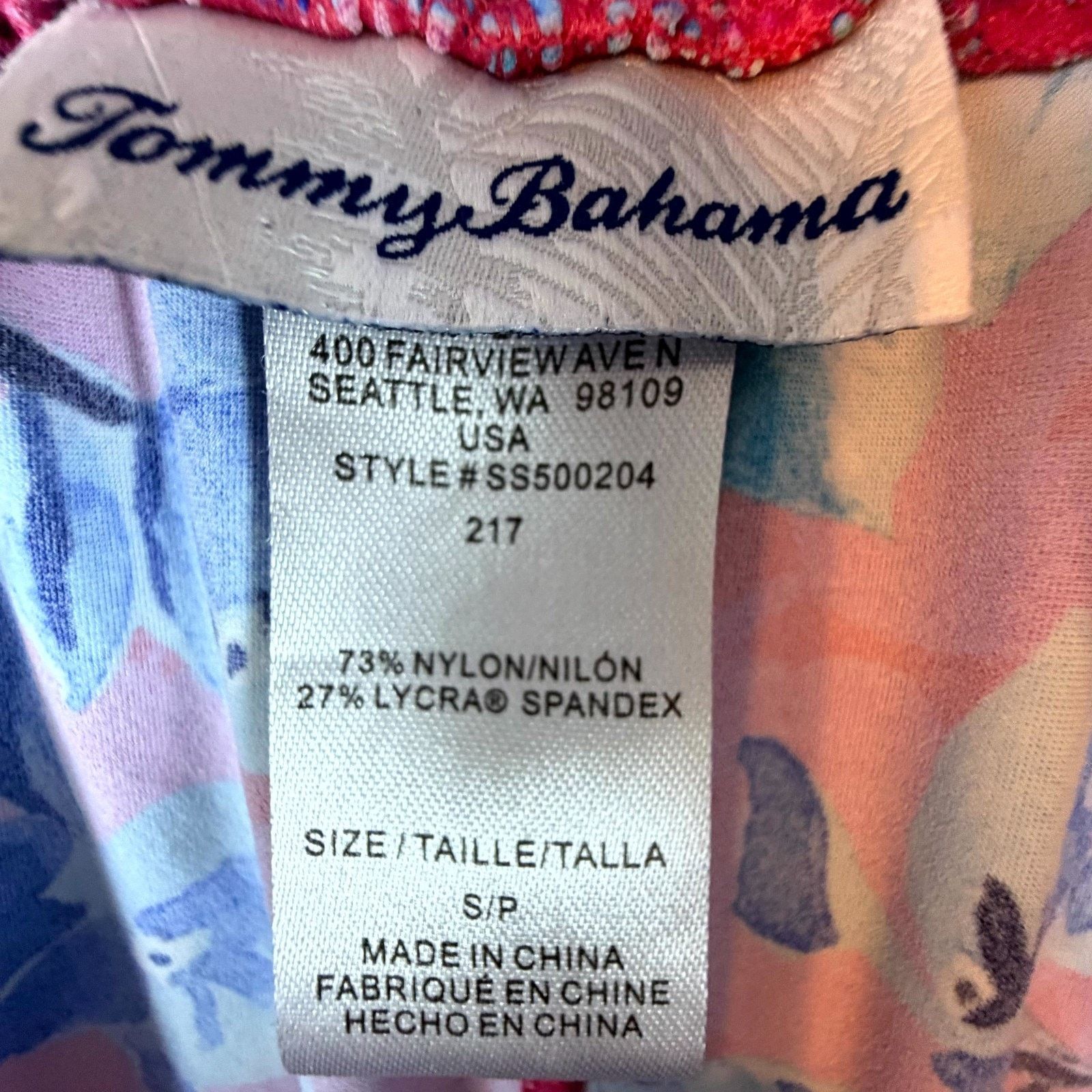 Tommy Bahama Tommy Bahama Jogger Pants Small Pink Blue Hawaiian Resort Size 29" - 7 Thumbnail