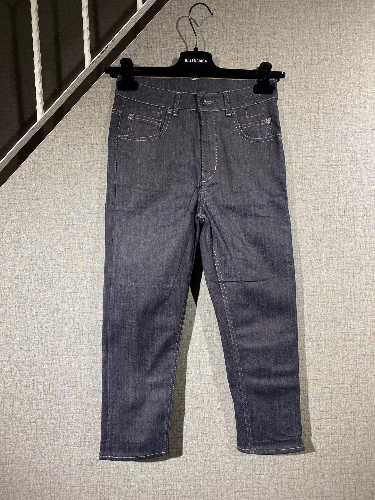 rick owens women's denim pants in new condition