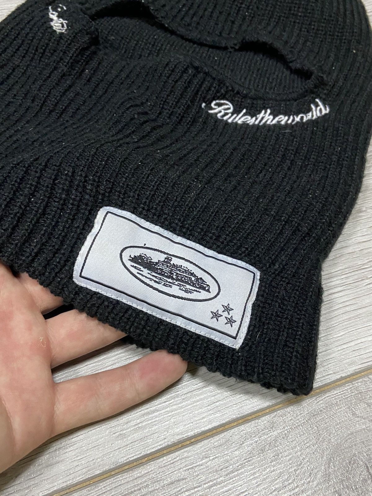 Corteiz Corteiz balaclava x hat knitted Rules the world Size ONE SIZE - 5 Thumbnail
