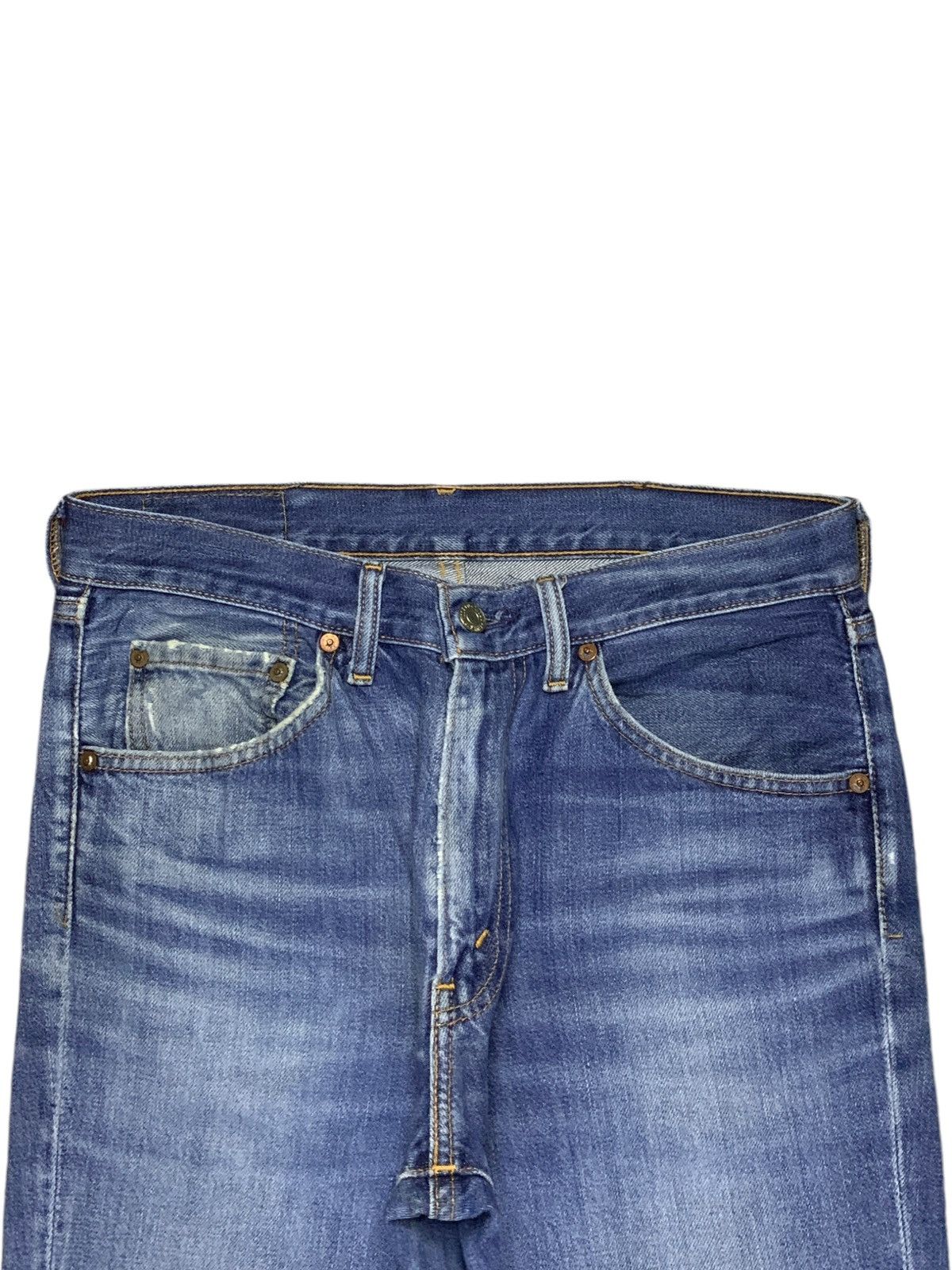 Levi's Vintage 90s Levis 517 Faded Wash Distressed Flare Jeans Size US 31 - 4 Thumbnail