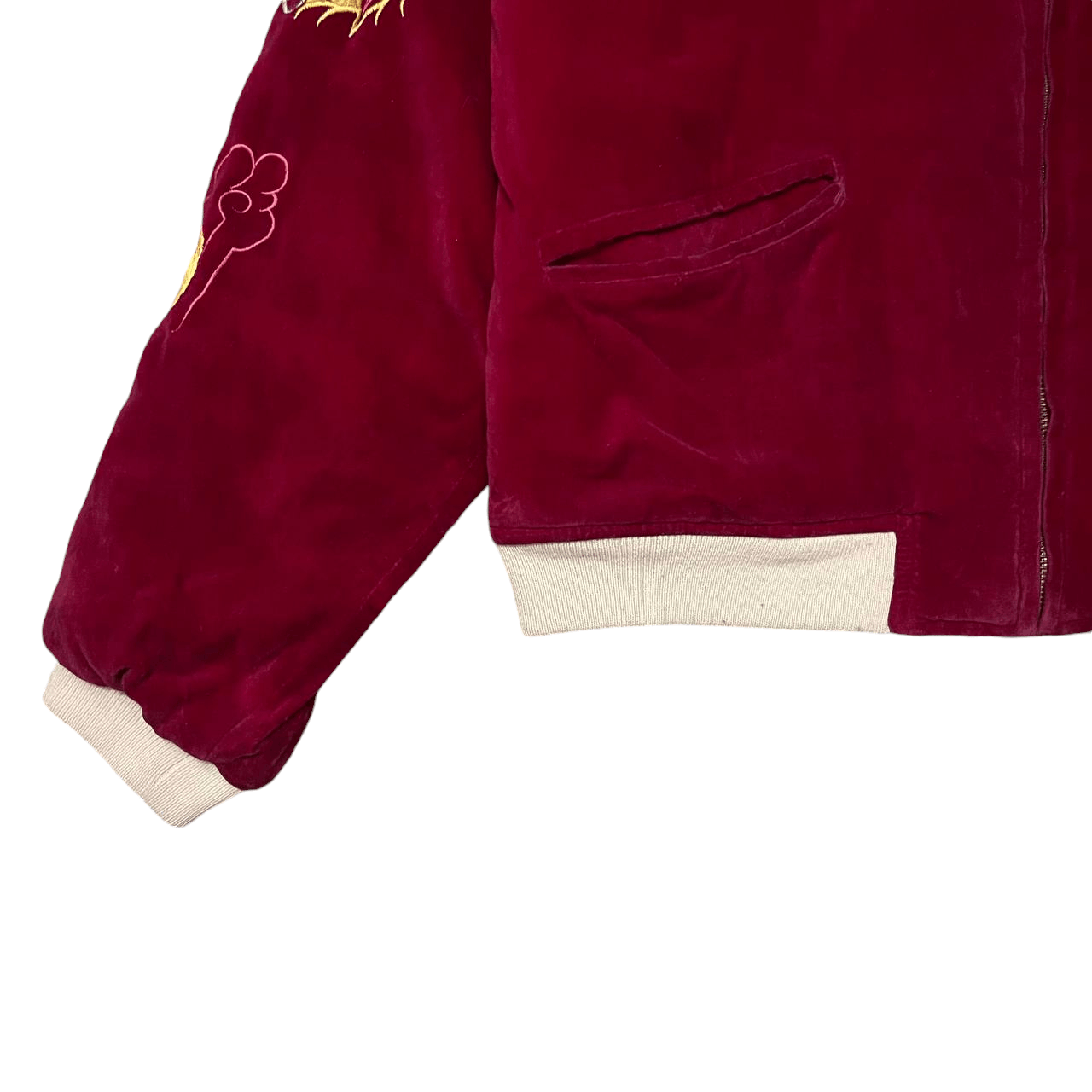 Tailor Toyo Vintage 80's Sukajan Tiger Velvet Embroidery Souvenir Jacket Size US M / EU 48-50 / 2 - 6 Thumbnail