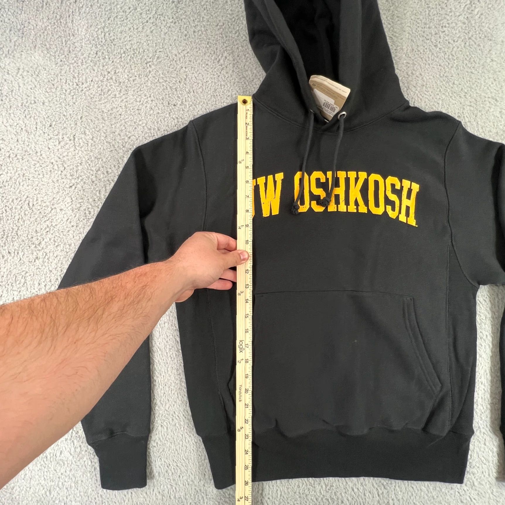 Champion VINTAGE Champion Reverse Weave Sweater Mens Small Pullover 90s Black Reversible Size US S / EU 44-46 / 1 - 7 Thumbnail