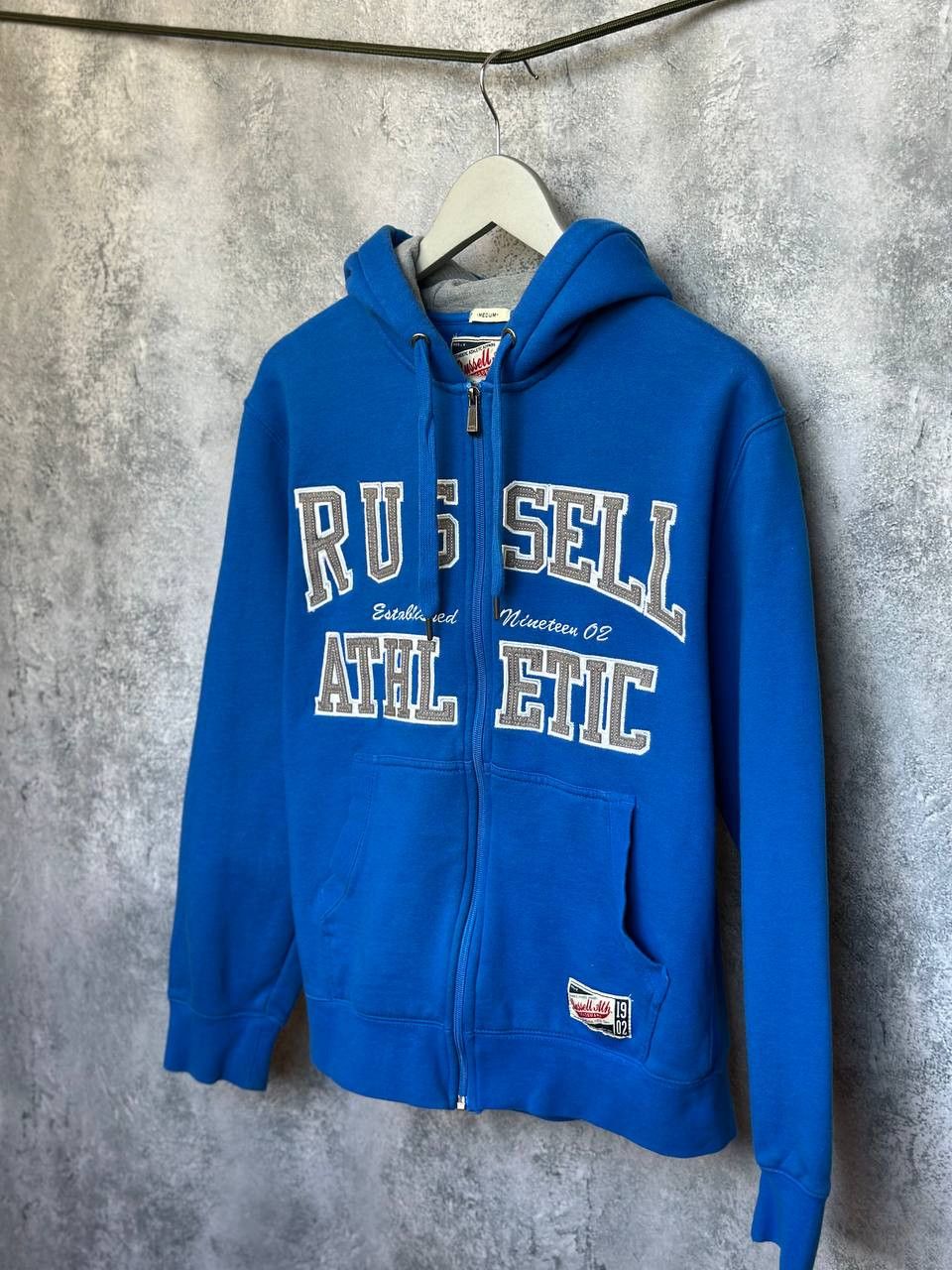Russell Athletic Russell Athletic Full Zip Hoodie Vintage Sunfaded Rich USA Size US M / EU 48-50 / 2 - 1 Thumbnail