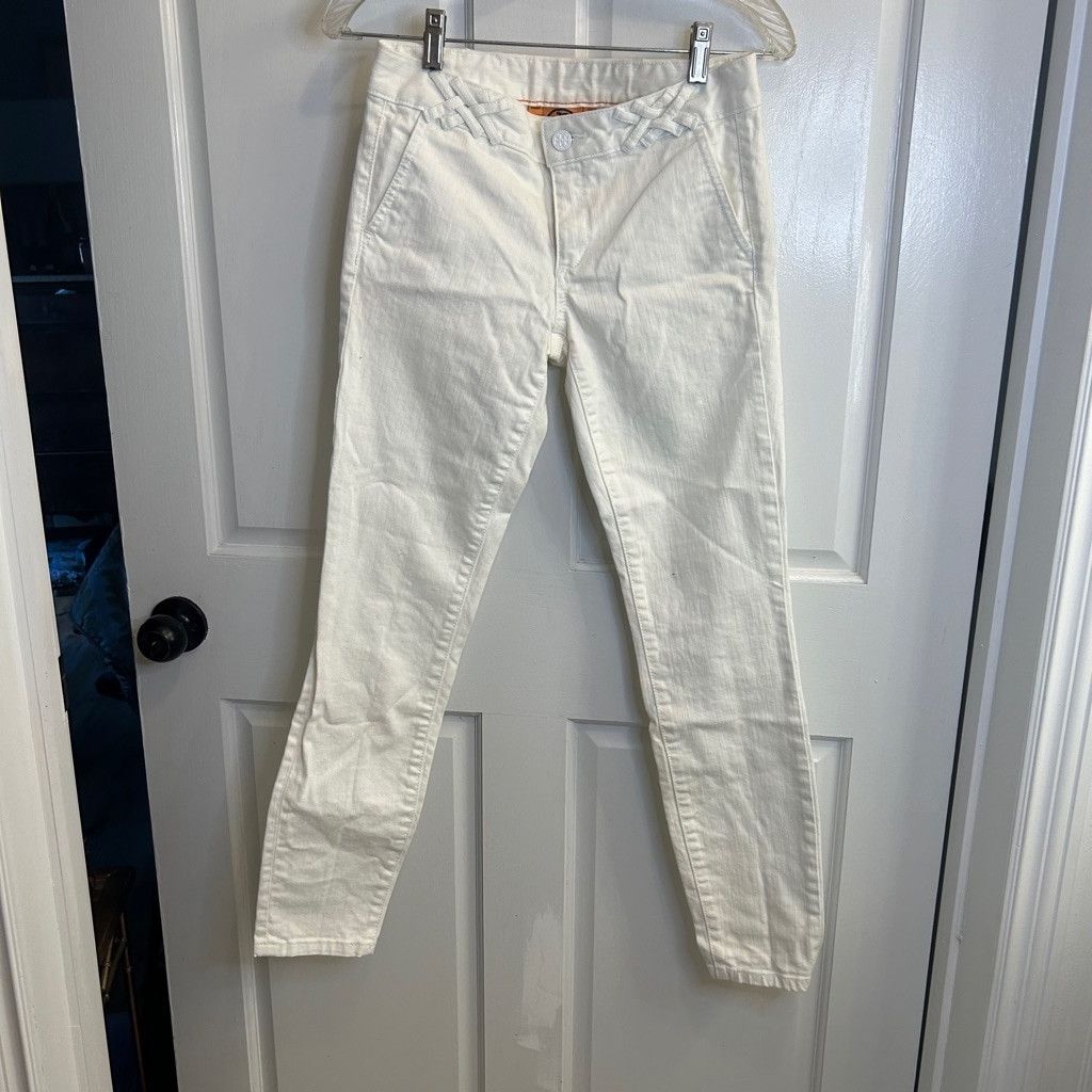 Tory Burch Women's Tory Burch White Jeans Size 26 Size 26" / US 2 / IT 38 - 1 Thumbnail