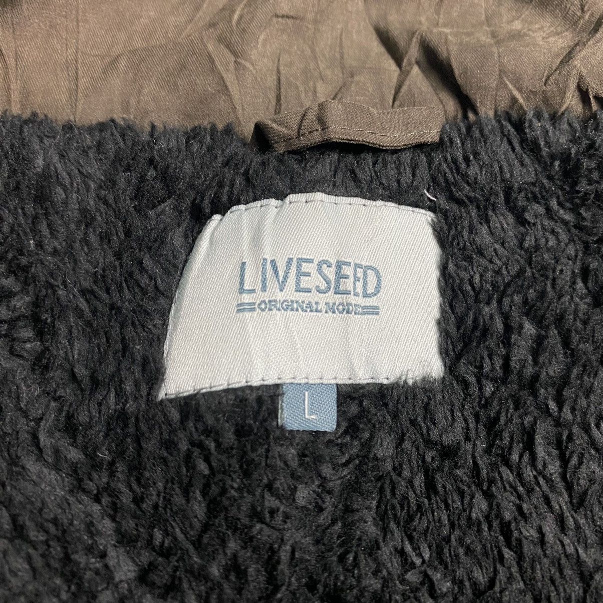 Japanese Brand Liveseed zip up sherpa lining jacket Size US M / EU 48-50 / 2 - 9 Thumbnail