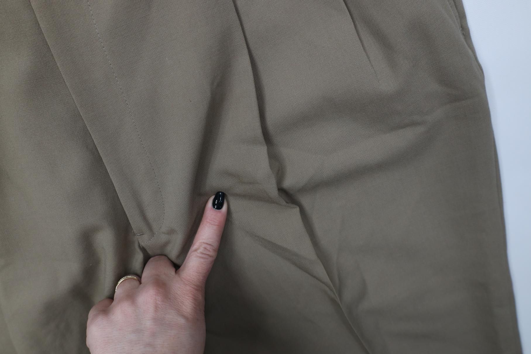 Vintage Vintage 90s Streetwear Gabardine Knit Wide Leg Chino Pants Size US 34 / EU 50 - 7 Thumbnail