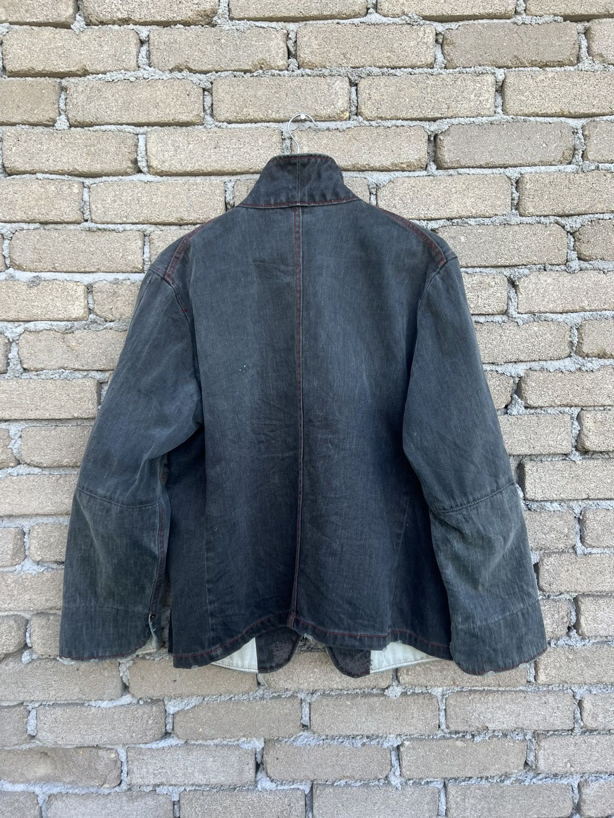 Japanese Brand Royal Blue Denim Jacket Button Up Size US L / EU 52-54 / 3 - 5 Thumbnail