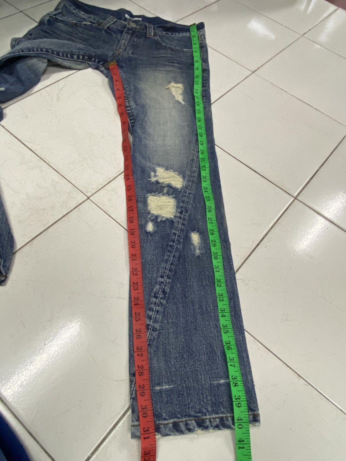 HARE HARE EXCLUSIVE DESIGN JAPANESE BRAND DENIM JEANS Size US 32 / EU 48 - 15 Thumbnail