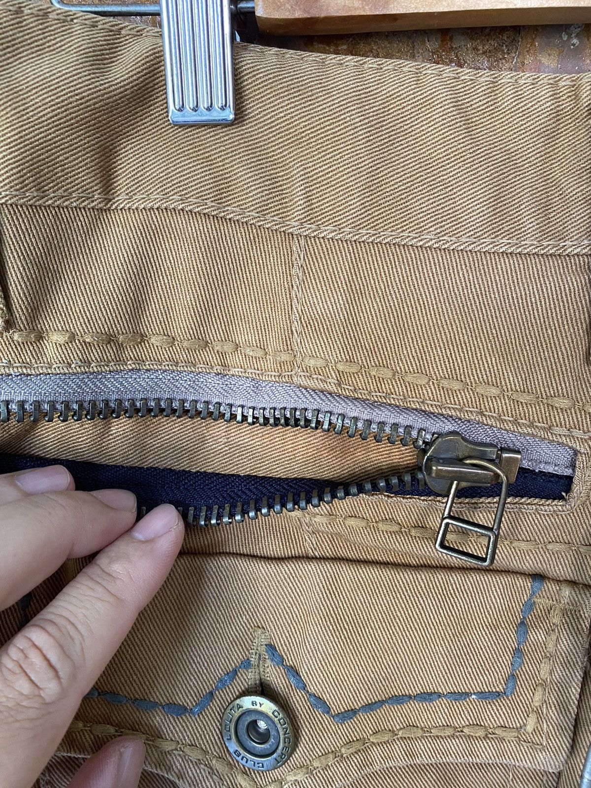 20471120 Lolita Jeans x Yoshitomo Nara big flap pocket pants Size US 31 - 5 Thumbnail