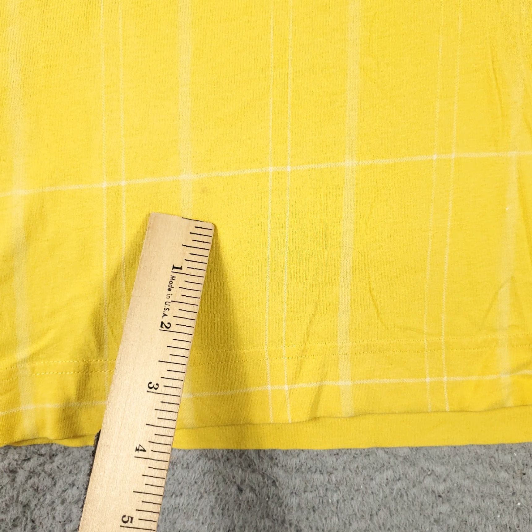 Nautica Nautica Polo Shirt Mens XL Yellow Check Short Sleeve Casual Activewear Size US XL / EU 56 / 4 - 5 Thumbnail