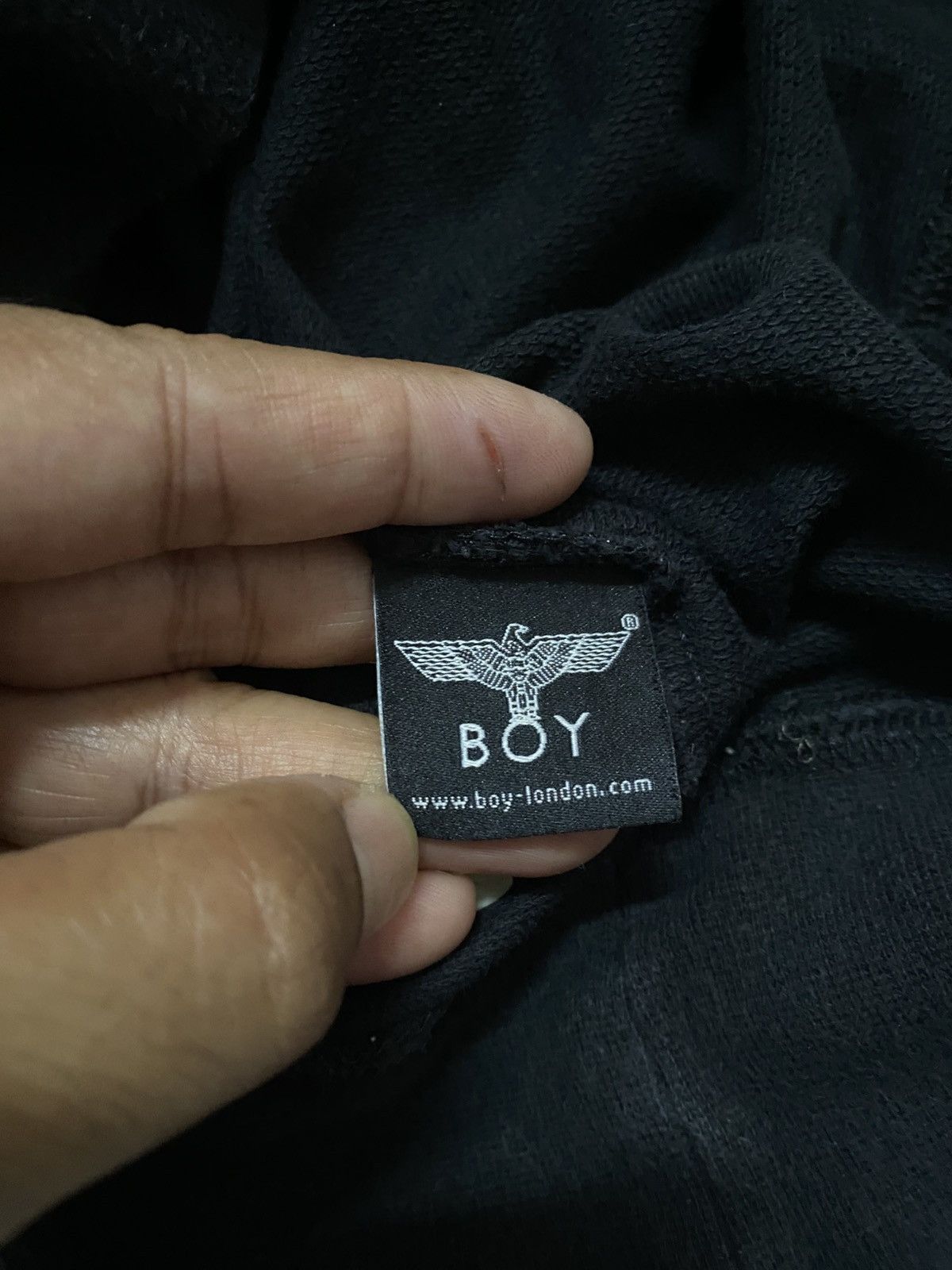 Boy London Vintage Black Boy London hoodie with white logo #hoodie Size US M / EU 48-50 / 2 - 6 Thumbnail