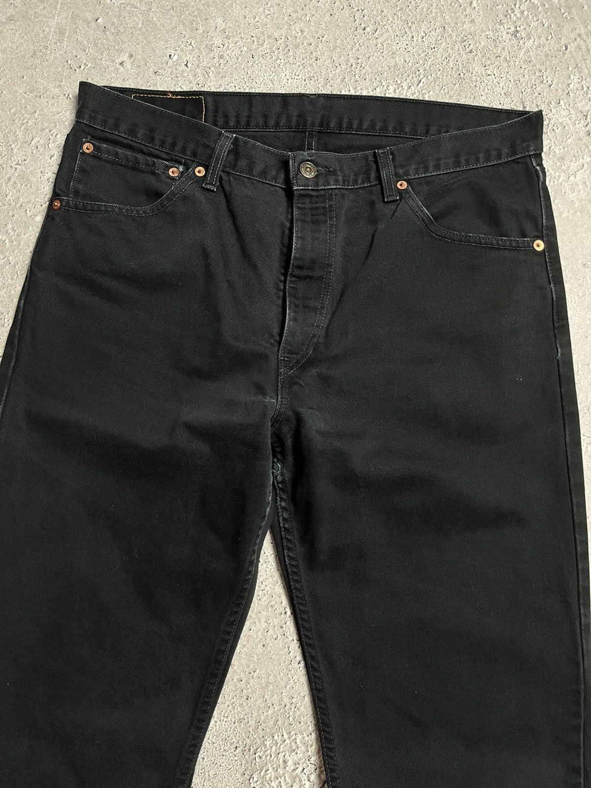 Levi's × Levi's Made & Crafted × Levi's Vintage Clothing Levi’s 521 vintage Baggy Black Jeans Pants Size US 36 / EU 52 - 7 Thumbnail