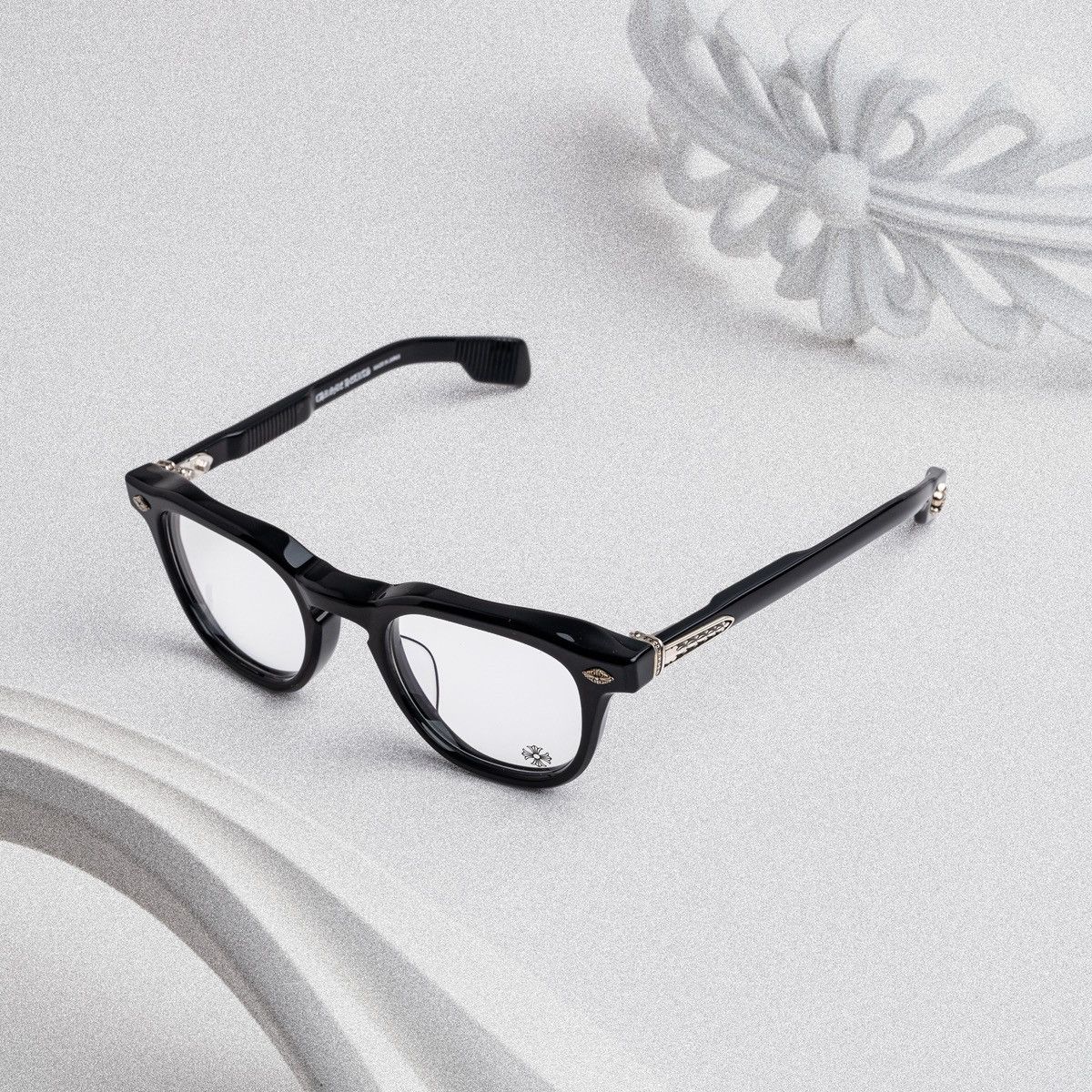 Chrome Hearts CHROME HEARTS CHIRP CHIRP BLACK GLASSES Size ONE SIZE - 2 Thumbnail