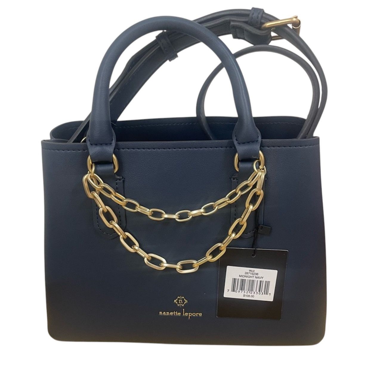 Nanette Lepore Nanette Lepore NWT Midnight NavyCrossbody Top Handle Handbag Size ONE SIZE - 1 Thumbnail