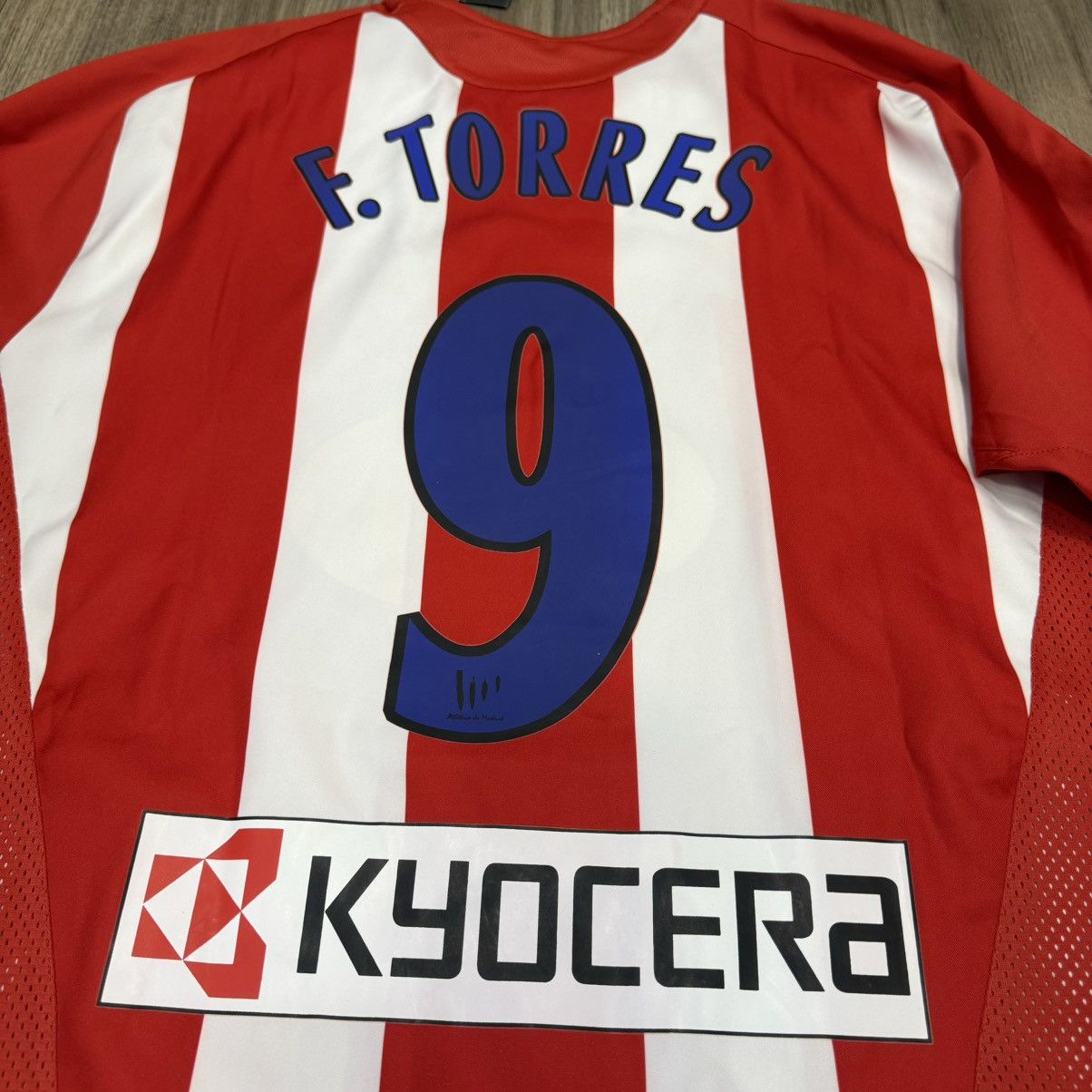 Nike Atletico Madrid 05/06 player issue home shirt #9 F.Torres Size US XL / EU 56 / 4 - 6 Thumbnail