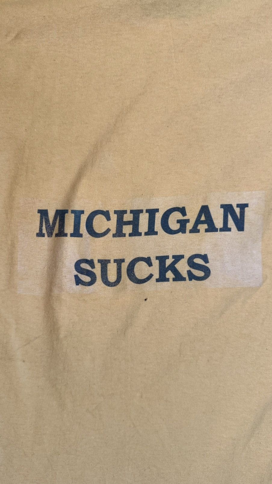 Vintage VINTAGE MICHIGAN SUCKS TEE Size US M / EU 48-50 / 2 - 6 Thumbnail