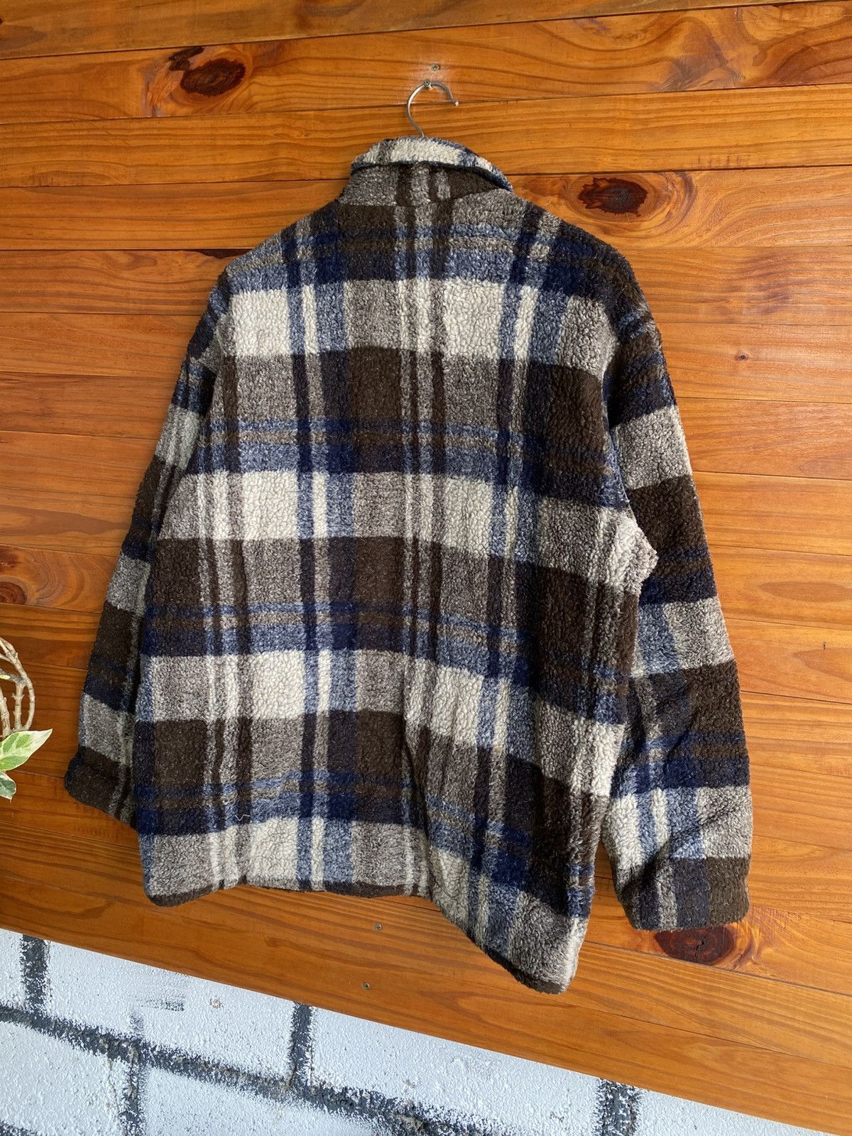 Helly Hansen Vintage **Helly Hansen Sea Gear Plaid Fleece Jacket Size US M / EU 48-50 / 2 - 12 Thumbnail