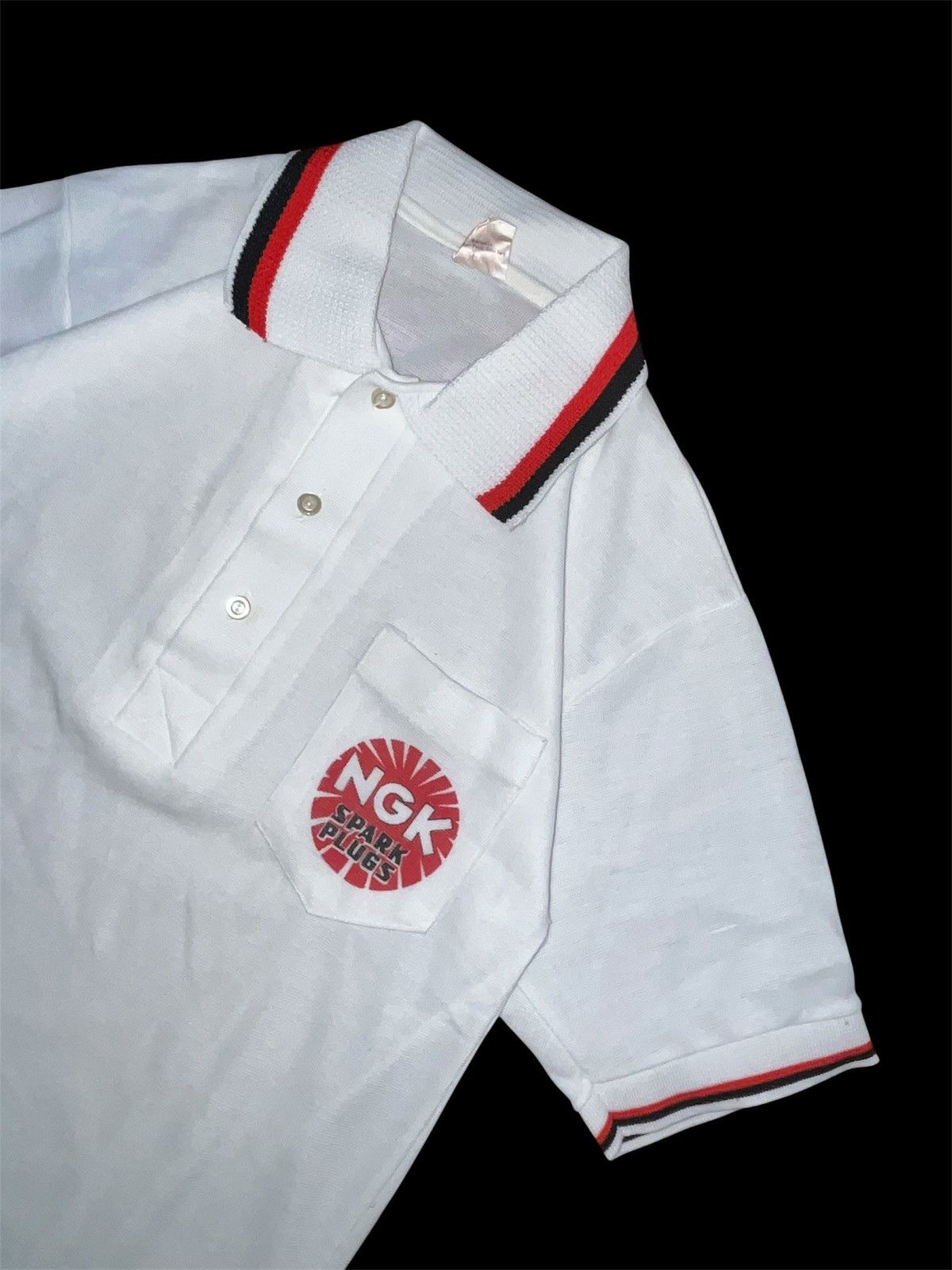 Vintage NGK SPARK PLUGS POLOS SHIRT x ASIA VINTAGE SHIRT x RARE Size US S / EU 44-46 / 1 - 2 Thumbnail