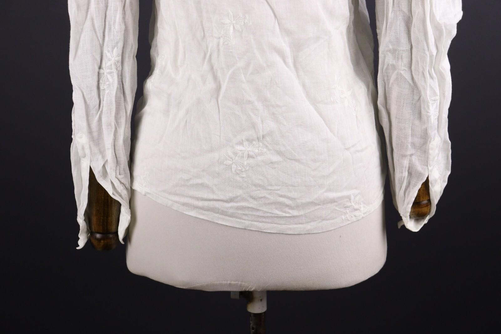 Escada Escada Margareta Ley Vintage Linen Floral Blouse Size 34 Size M / US 6-8 / IT 42-44 - 7 Thumbnail