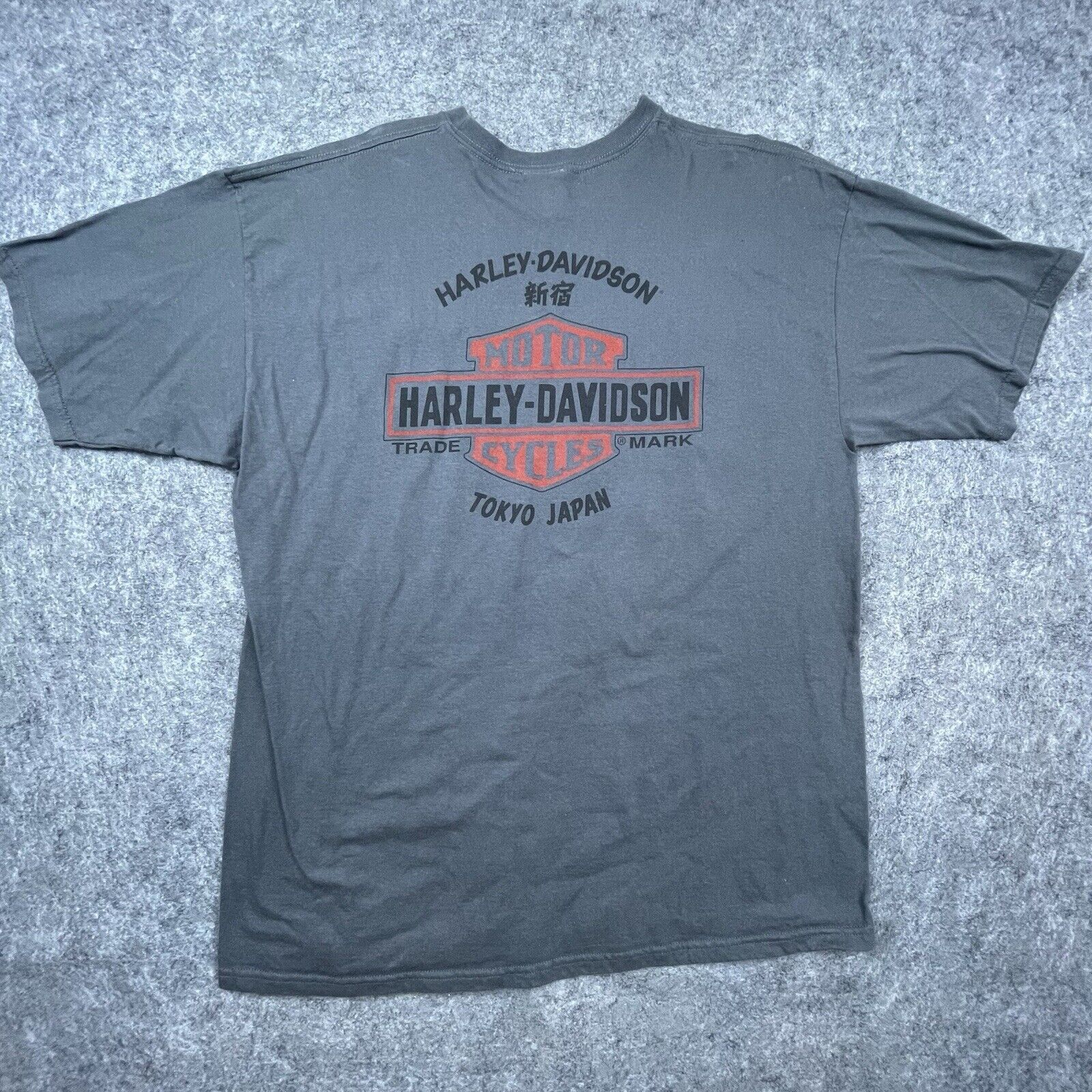 Harley Davidson Harley Davidson Shirt Large Flames Jester Tokyo Japan Rare Size US L / EU 52-54 / 3 - 2 Thumbnail
