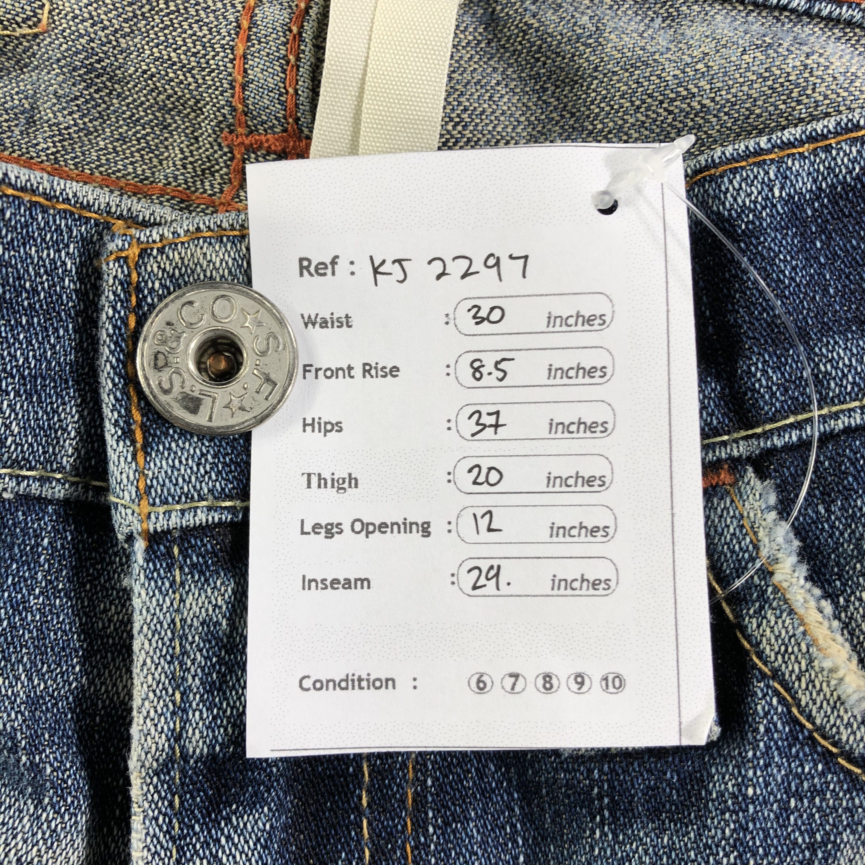 Levi's Vintage Levis 606 Jeans Faded Blue Denim KJ2297 Size US 29 - 11 Thumbnail