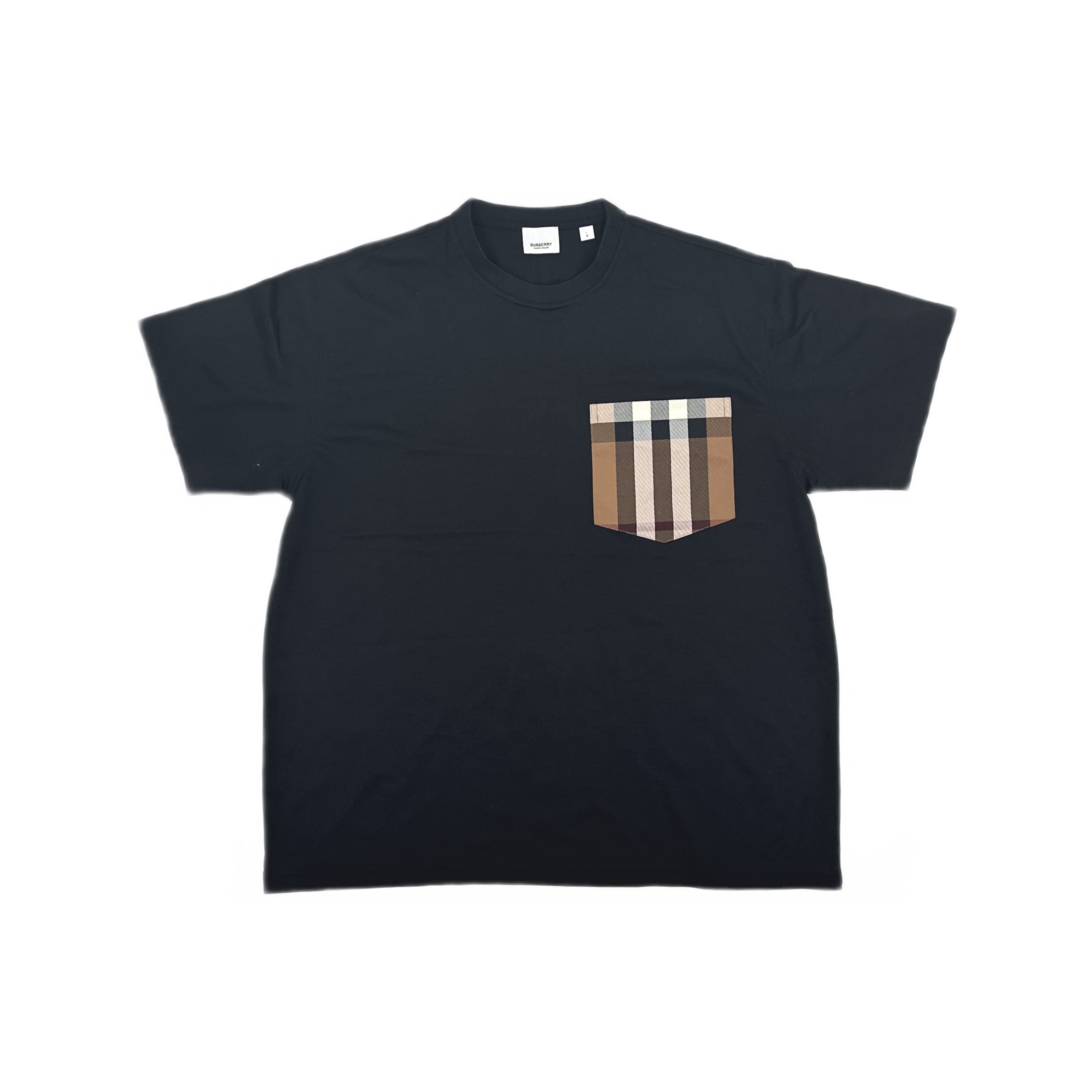 Burberry Burberry Check Pocket T-Shirt Size L Size L / US 10 / IT 46 - 1 Thumbnail