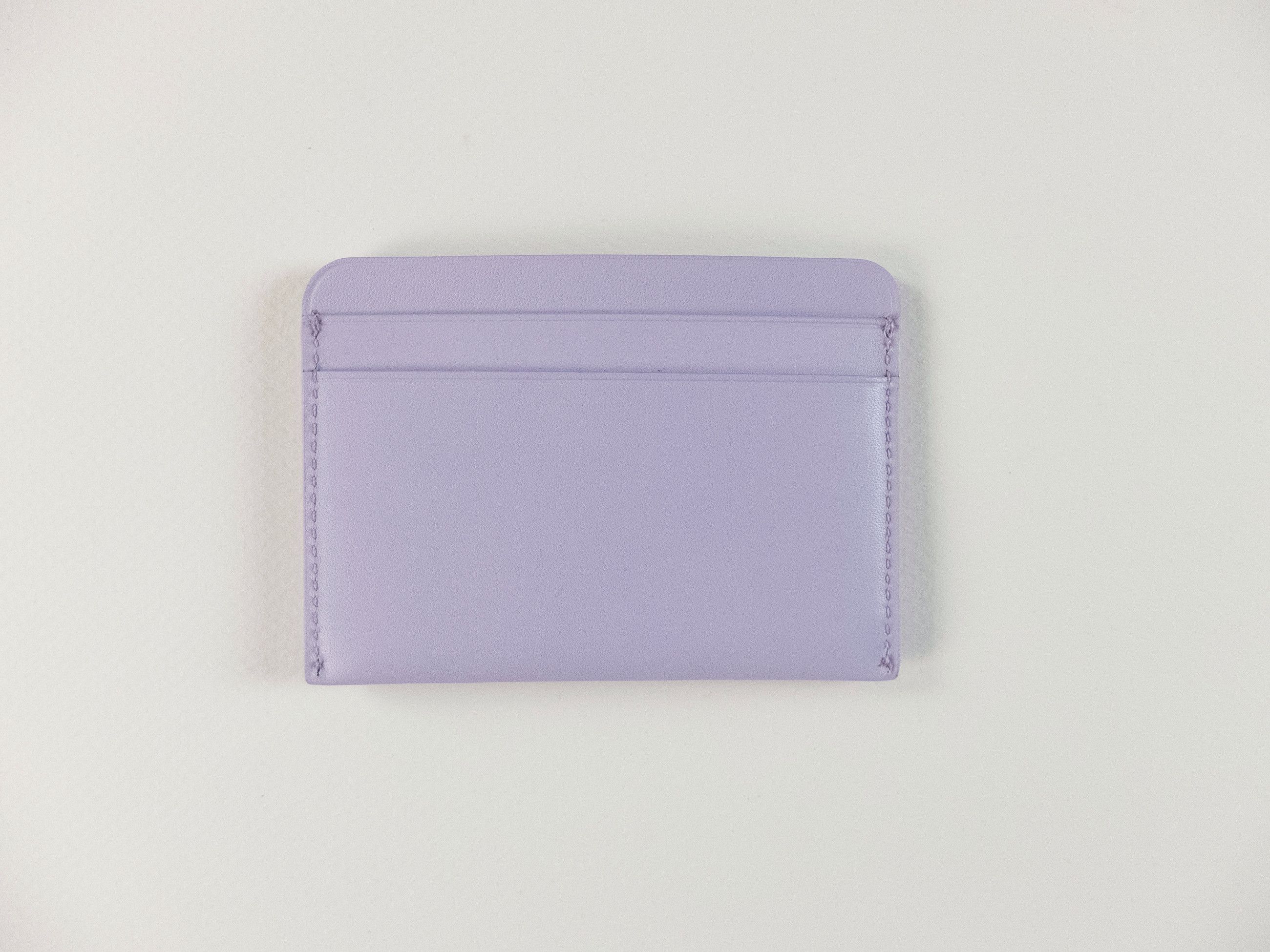 Loro Piana LORO PIANA Crest lavender purple leather card holder wallet Size ONE SIZE - 3 Thumbnail