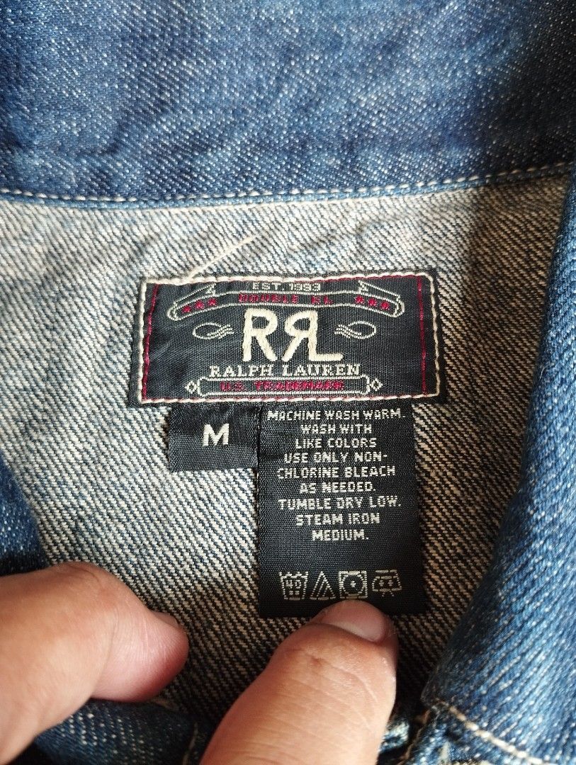 RRL Ralph Lauren RRL DENIM JACKET Size US M / EU 48-50 / 2 - 4 Thumbnail