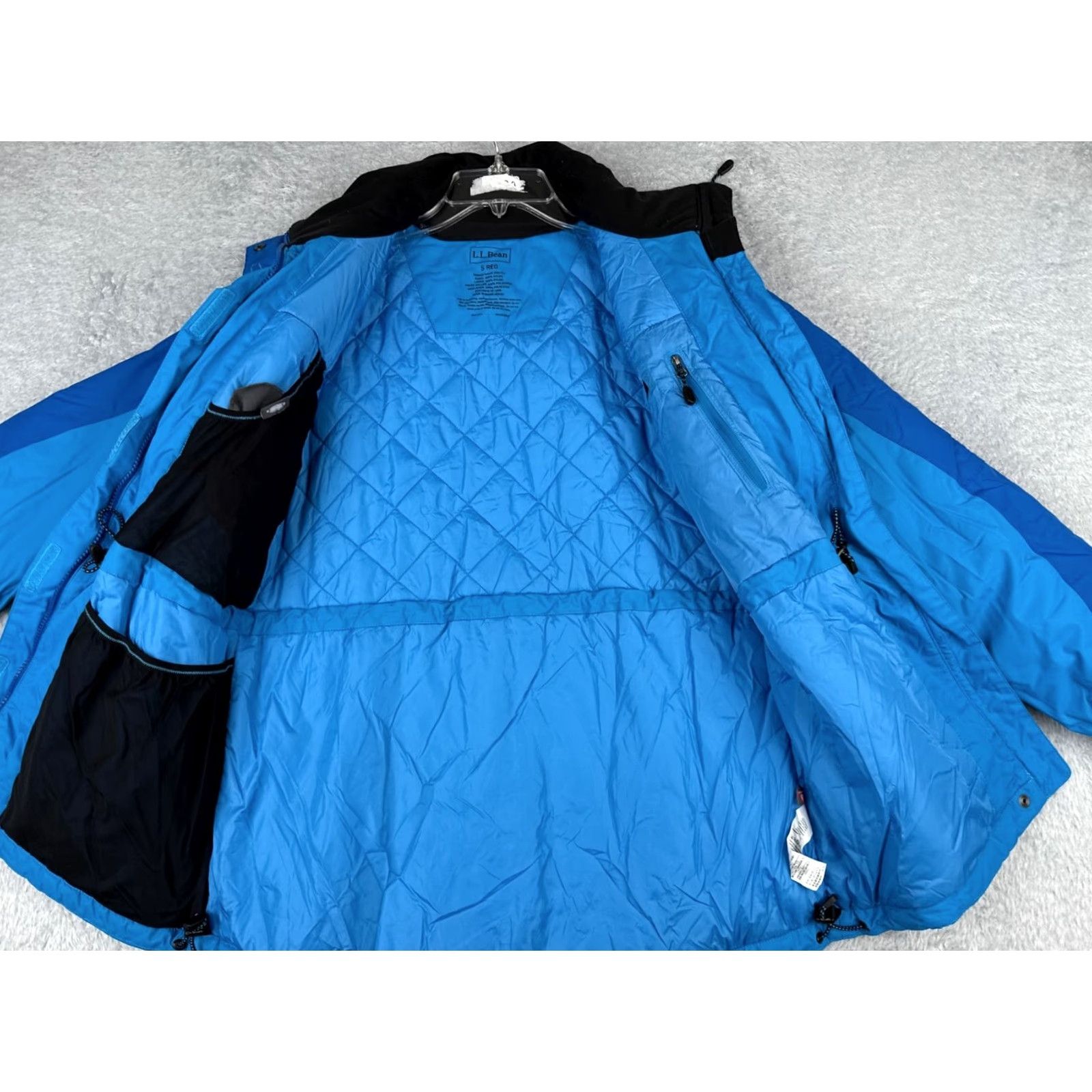 Vintage L.L. Bean Jacket Womens Small Blue Full Zip Primaloft Insulation Lightweight Hooded Long Sleeve Parka Size S / US 4 / IT 40 - 5 Thumbnail