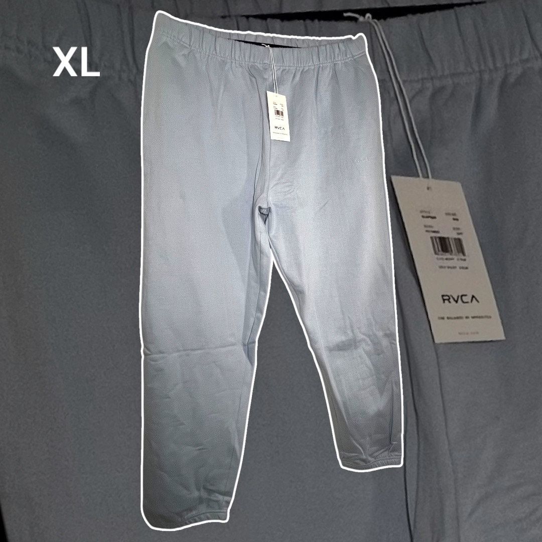 RVCA •NWT• RVCA PTC Sweat Pants in light Blue • Women’s XL Size 37" - 1 Thumbnail
