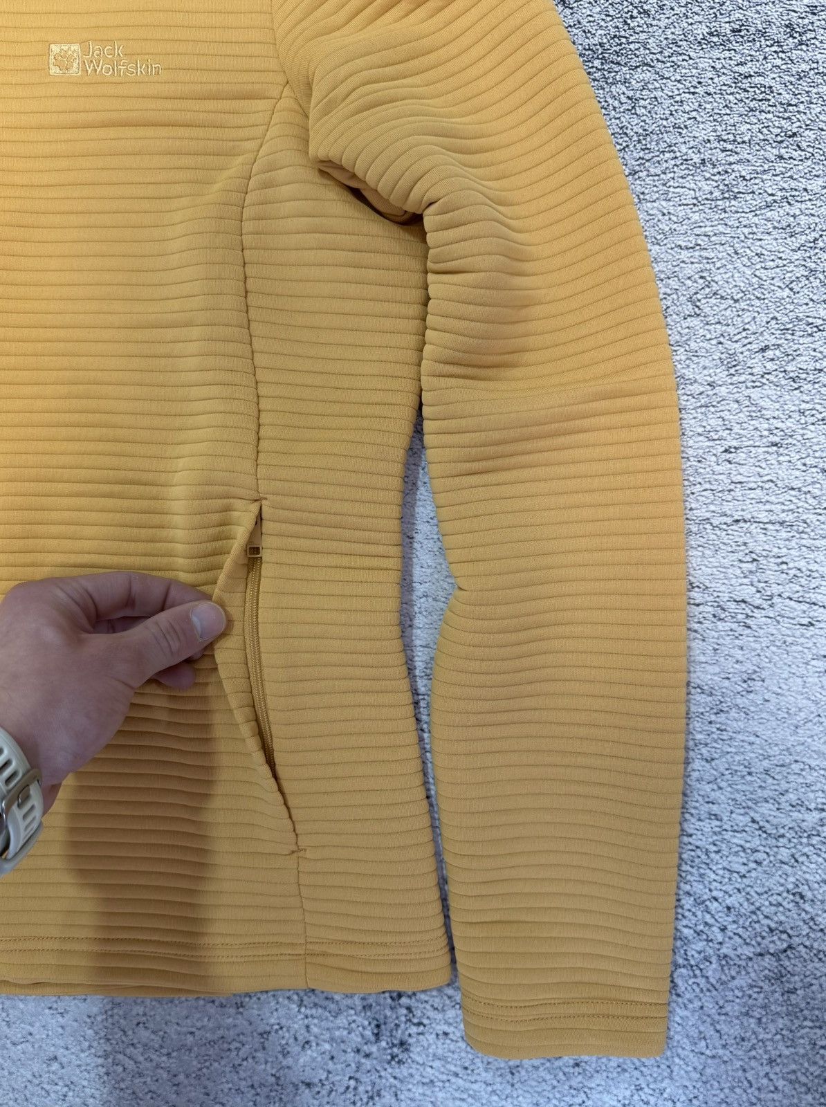Jack Wolfskin Jack Wolfskin Modesto Fleece Jacket Womens M Orange Outdoor Size M / US 6-8 / IT 42-44 - 7 Thumbnail