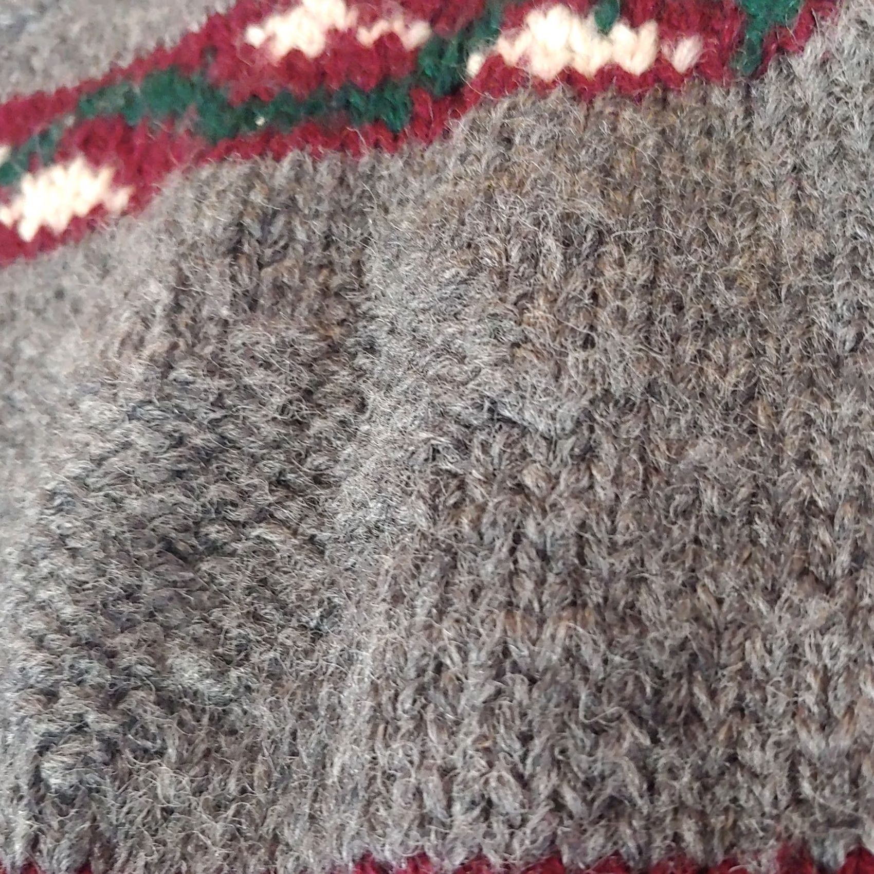 Vintage VINTAGE Skyr Sweater Wool Gray Striped Pullover Crew Neck Long Sleeve Medium Women, Regular, Fall Winter, Ski, Casual, Travel, Dry Clean Only Size M / US 6-8 / IT 42-44 - 7 Thumbnail