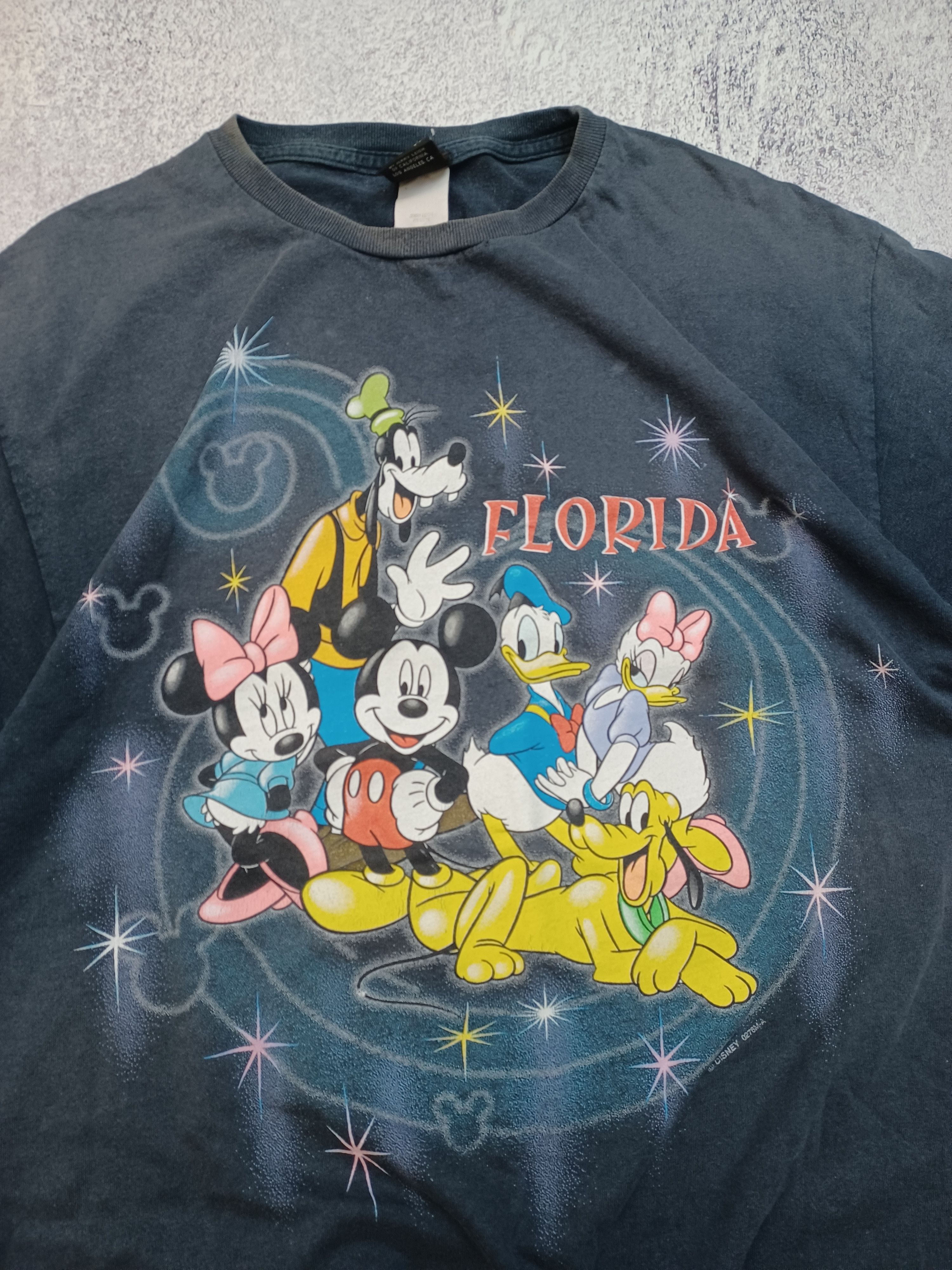 Disney Vintage 70's DISNEY Blue T-Shirt Florida Size US L / EU 52-54 / 3 - 6 Thumbnail