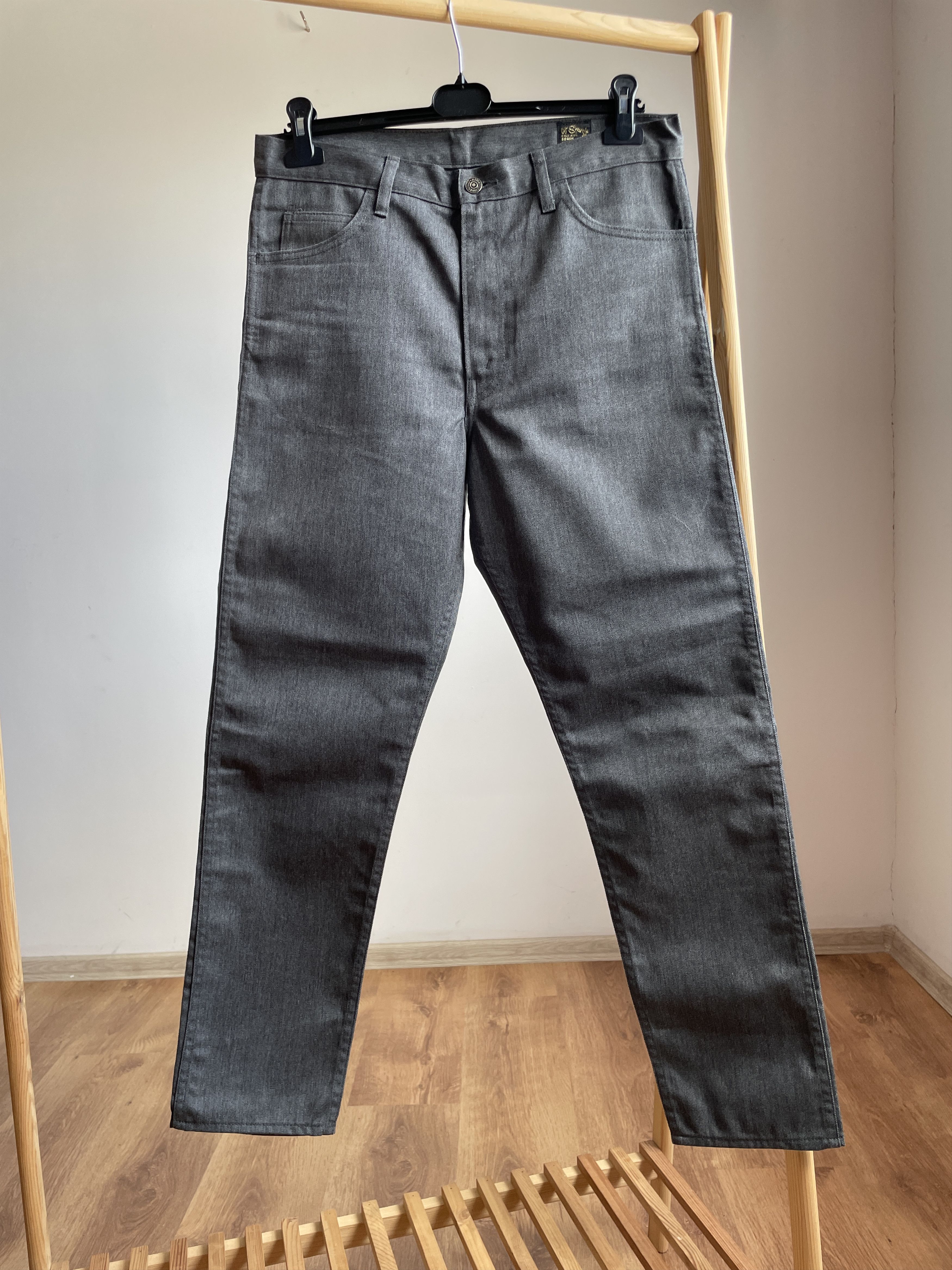 Orslow Orslow Made in Japan Gray Twill Trousers Size 3/M Size US 32 / EU 48 - 1 Thumbnail
