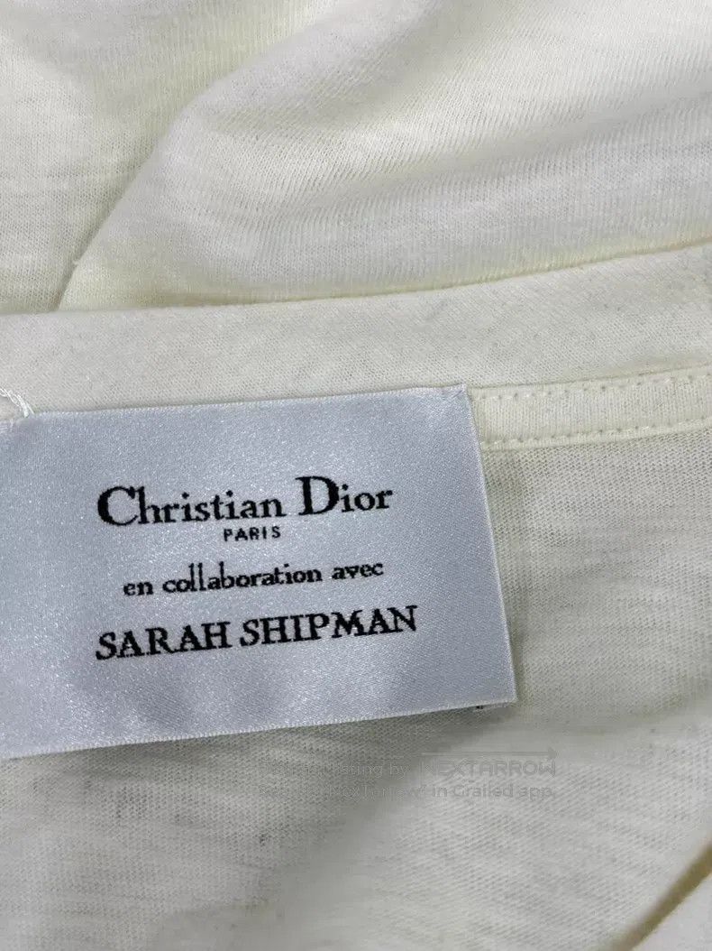 Dior Dior "OUR TAROT" series beige printed short-sleeved T-shir Size S / US 4 / IT 40 - 4 Thumbnail