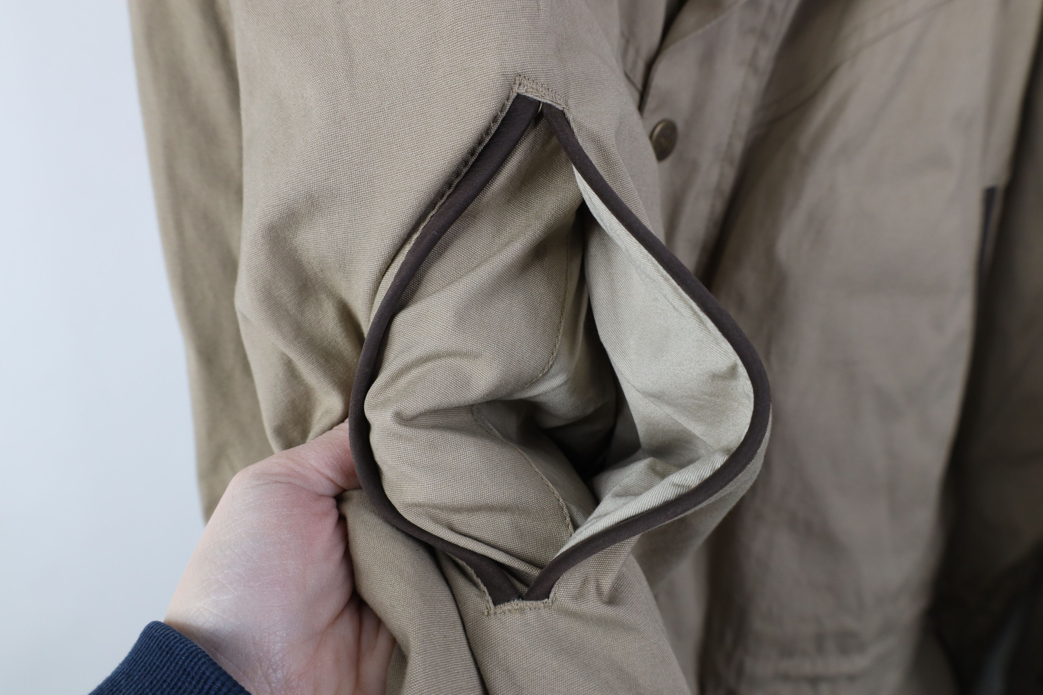 Vintage Vintage 90s Y2K Streetwear Leather Trim Parka Barn Jacket Size US XXL / EU 58 / 5 - 6 Thumbnail