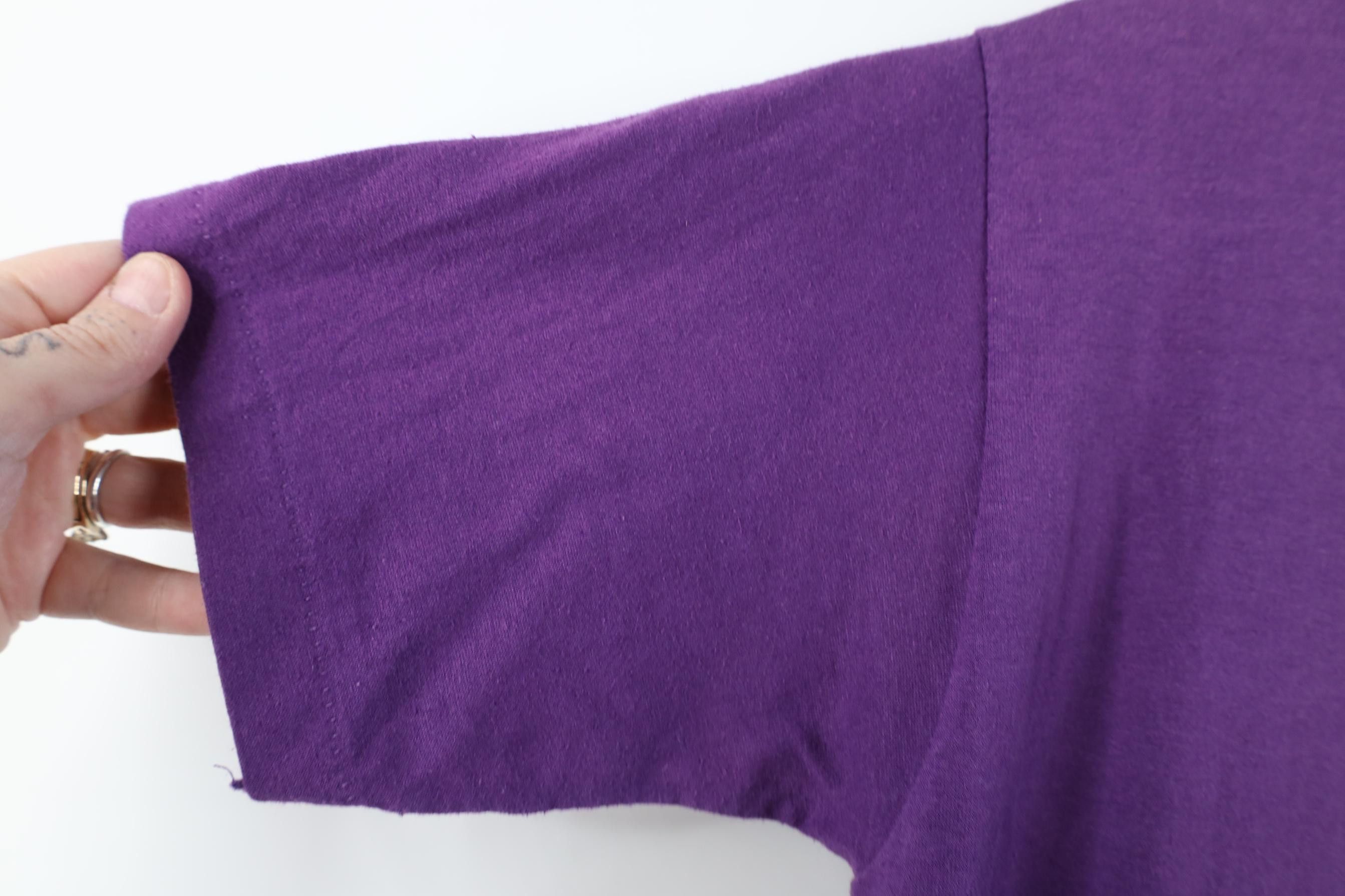 Vintage Vintage 70s 80s Streetwear Sun Faded T-Shirt Purple USA Size US M / EU 48-50 / 2 - 6 Thumbnail