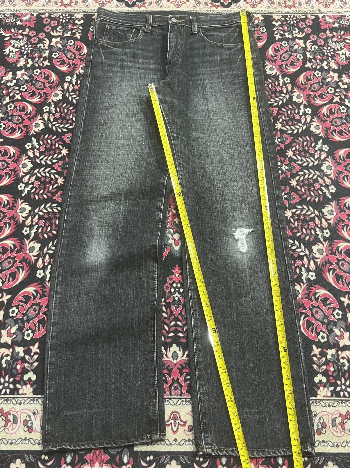 Japanese Brand Vintage Japanese Bobson Chessking Black Wash Distressed Jean Size US 32 / EU 48 - 11 Thumbnail