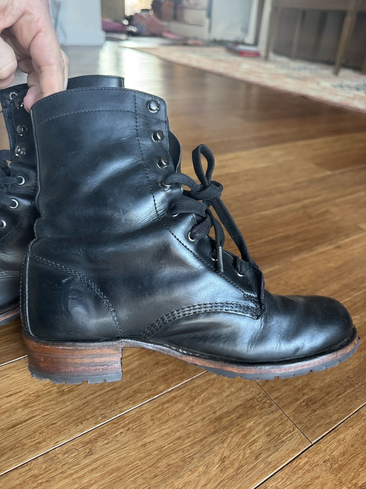 Wolverine Wolverine Vintage 1000 Mile Logger Boot Size 8.5 Black Size US 8.5 / EU 41-42 - 1 Thumbnail