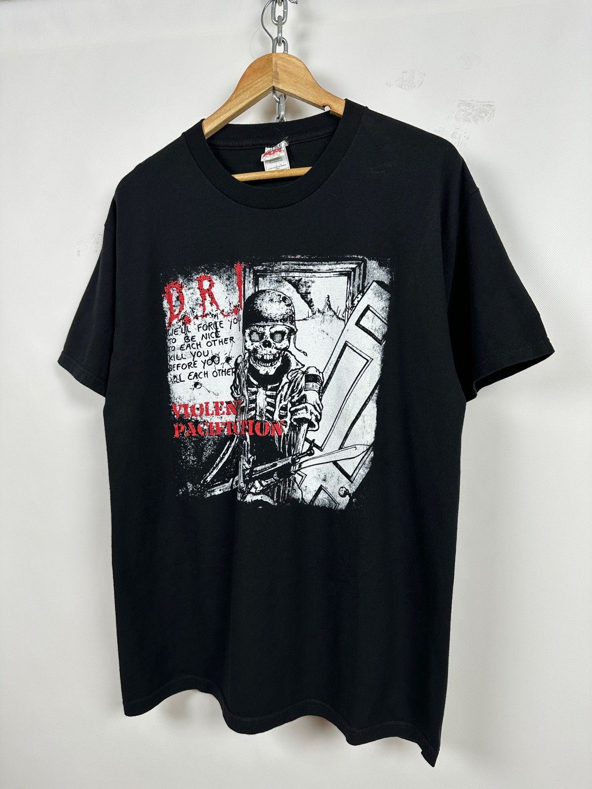 Band Tees Vintage Dirty Rotten Imbeciles D.R.I Band T-Shirt Size US L / EU 52-54 / 3 - 4 Thumbnail