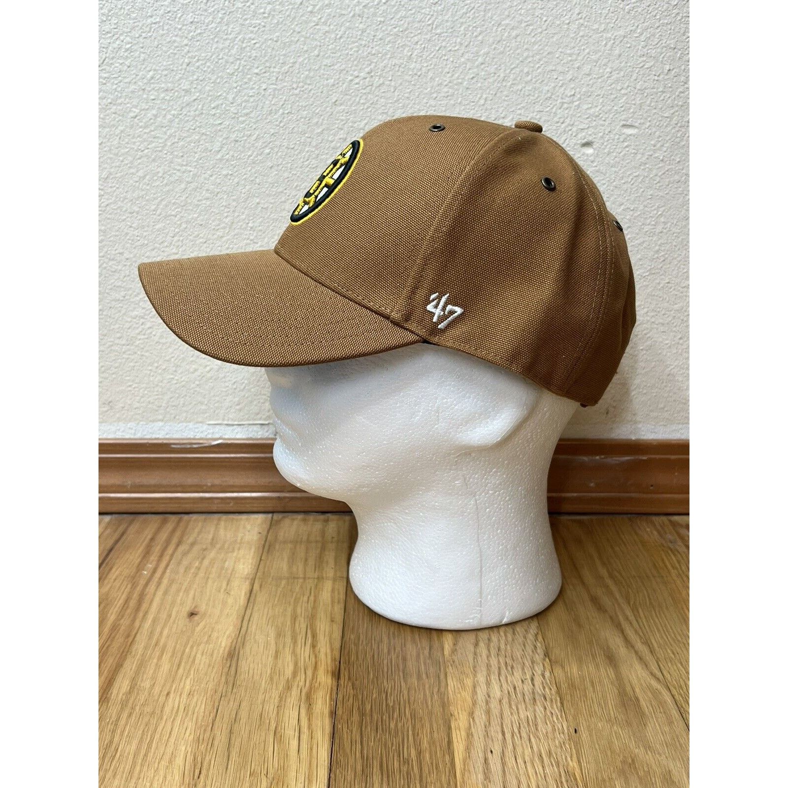 Carhartt 47 Brand Carhartt Boston Bruins NHL Tan Brown Canvas Hat Grailed