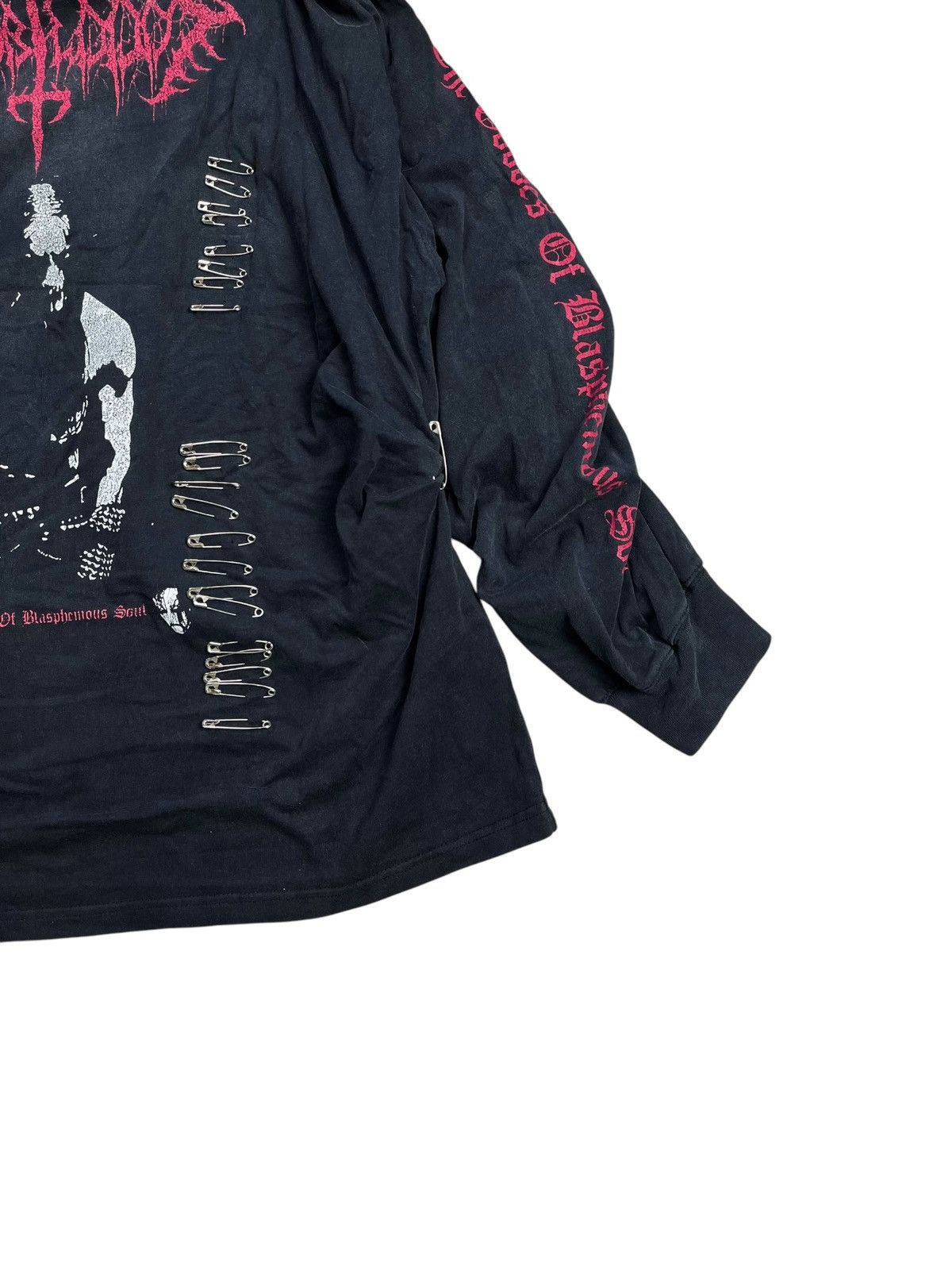 14th Addiction Badblood - Safetypin Metal Longsleeve Size US M / EU 48-50 / 2 - 7 Thumbnail