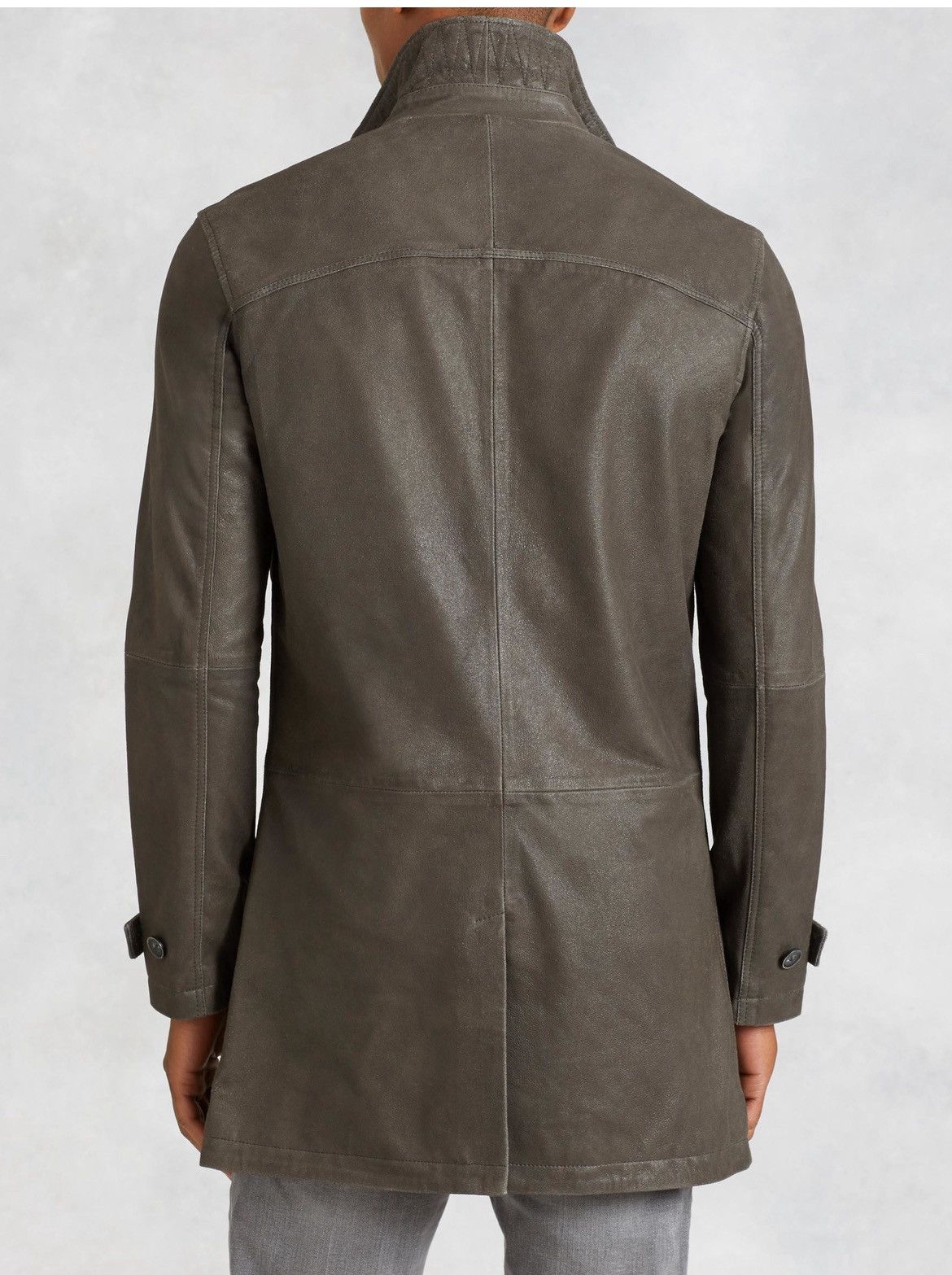John Varvatos Goatskin Leather Trench Large Size US L / EU 52-54 / 3 - 2 Thumbnail