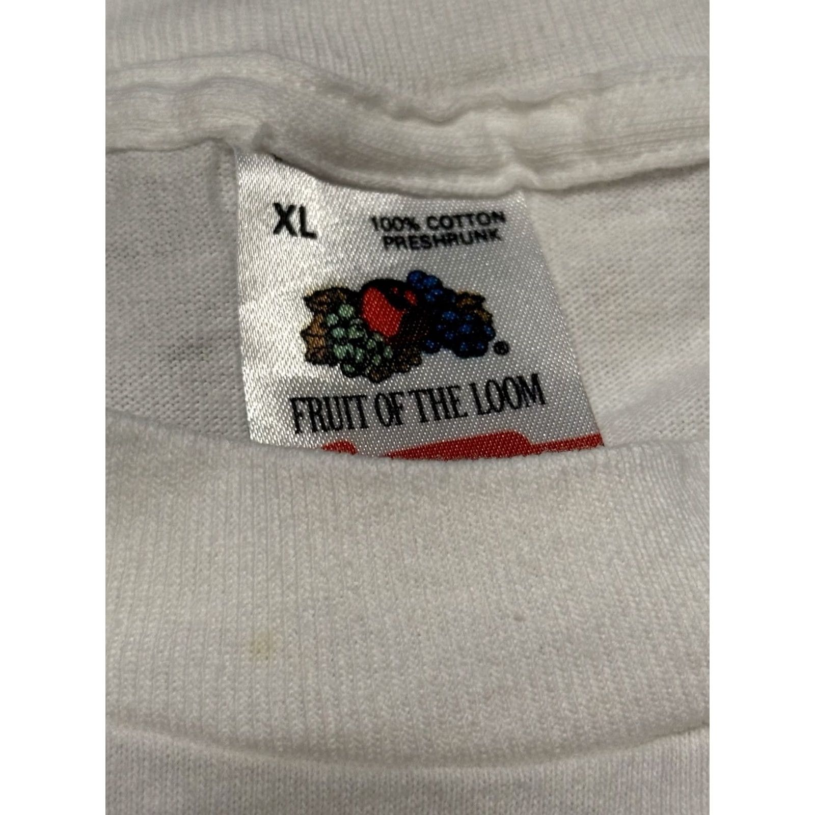 Fruit Of The Loom VINTAGE Campaign Against Marijuana Planting Shirt XL CAMP Weed Drugs DEA Cali Shirt Men White Cotton Graphic Print 90s Size US XL / EU 56 / 4 - 7 Thumbnail