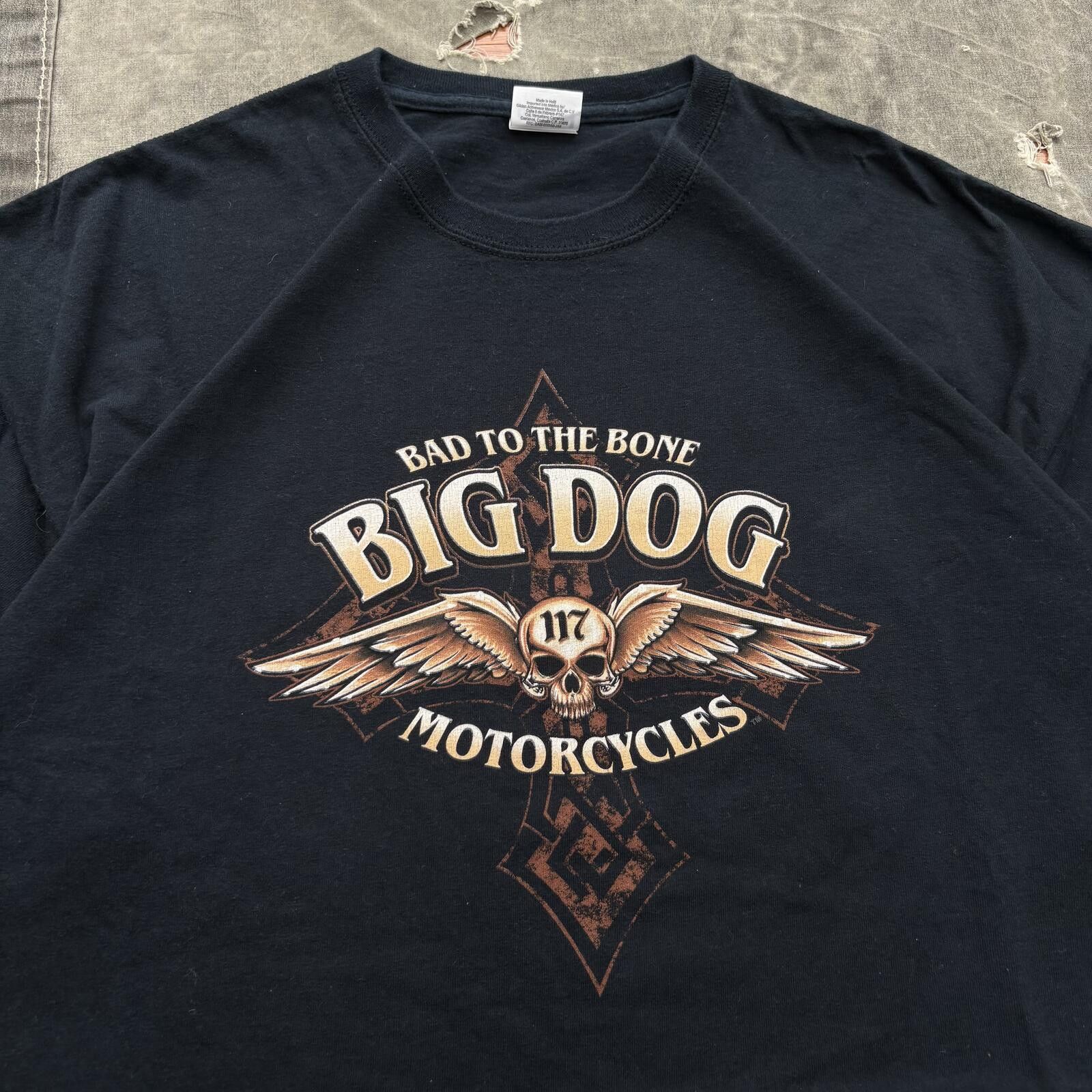Gildan Vintage Y2K Big Dog Motorcycles West Coast Choppers Shirt Size US XL / EU 56 / 4 - 4 Thumbnail