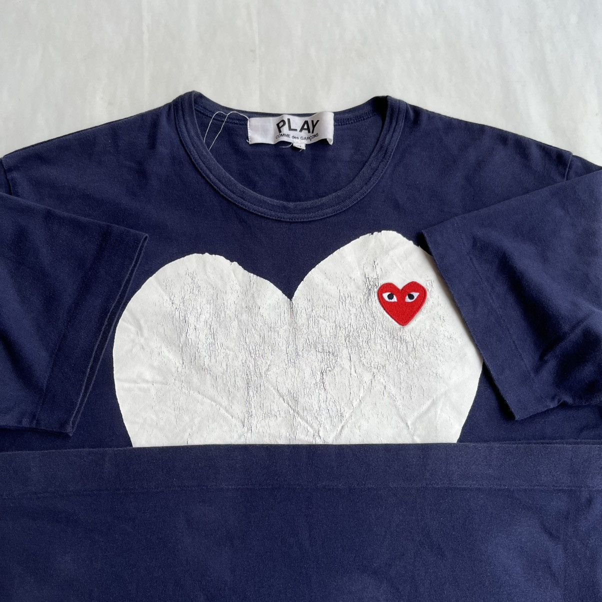 Comme des Garcons × Comme des Garcons PLAY × Japanese Brand Play Comme Des Garçons Tee Size US M / EU 48-50 / 2 - 4 Thumbnail