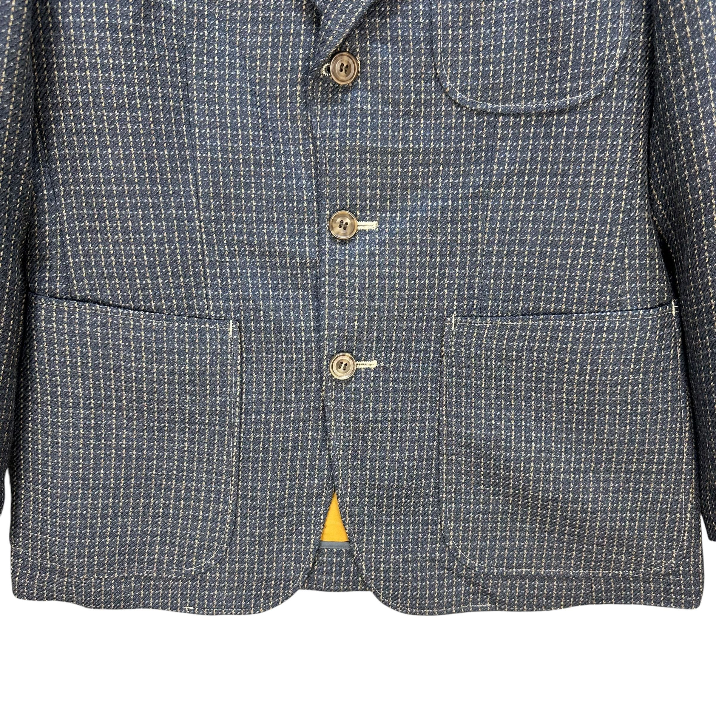 Japanese Brand WILLIAM BROWN Tailored Suit Jacket Small Checked #A70-1714 Size US M / EU 48-50 / 2 - 3 Thumbnail