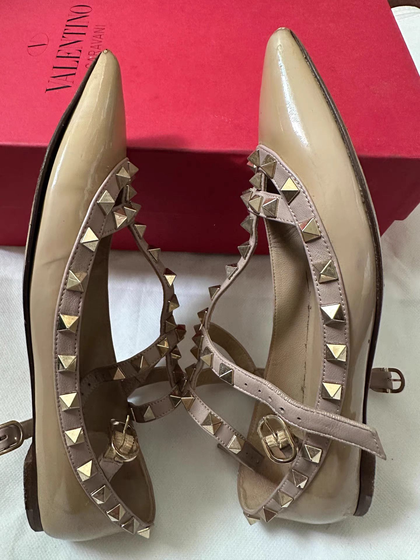 Valentino Valentino Classic Rockstud Flats。Q9 Size US 5.5 / IT 35.5 - 7 Thumbnail