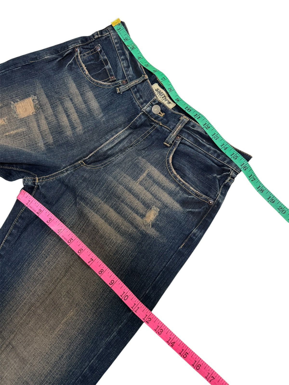 Smith's American × Vintage VINTAGE SMITH’S AMERICAN STYLE DISTRESSED DENIM JEANS Size US 32 / EU 48 - 21 Thumbnail